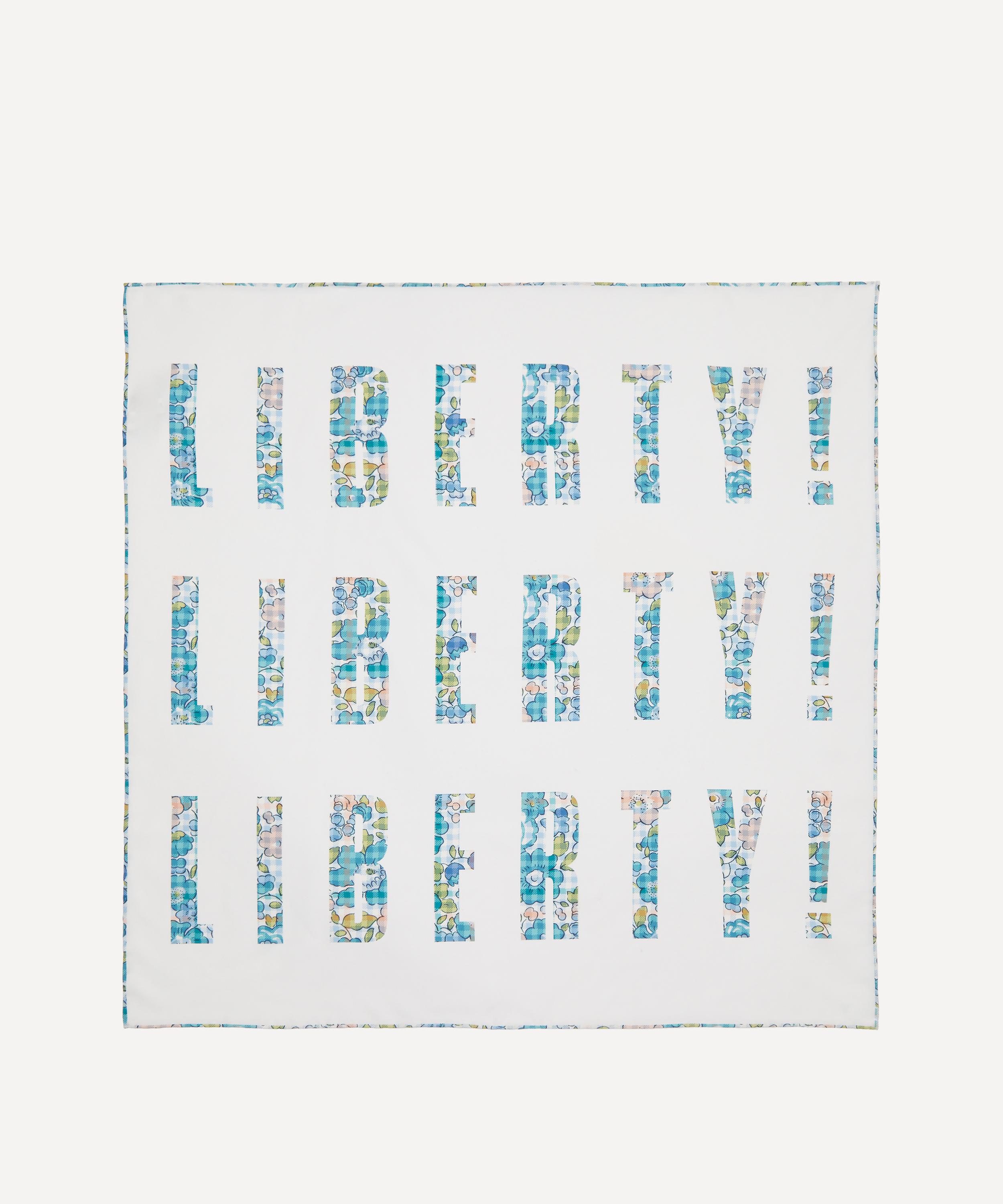 Liberty - Liberty Patchwork Silk Scarf 70 image number 0