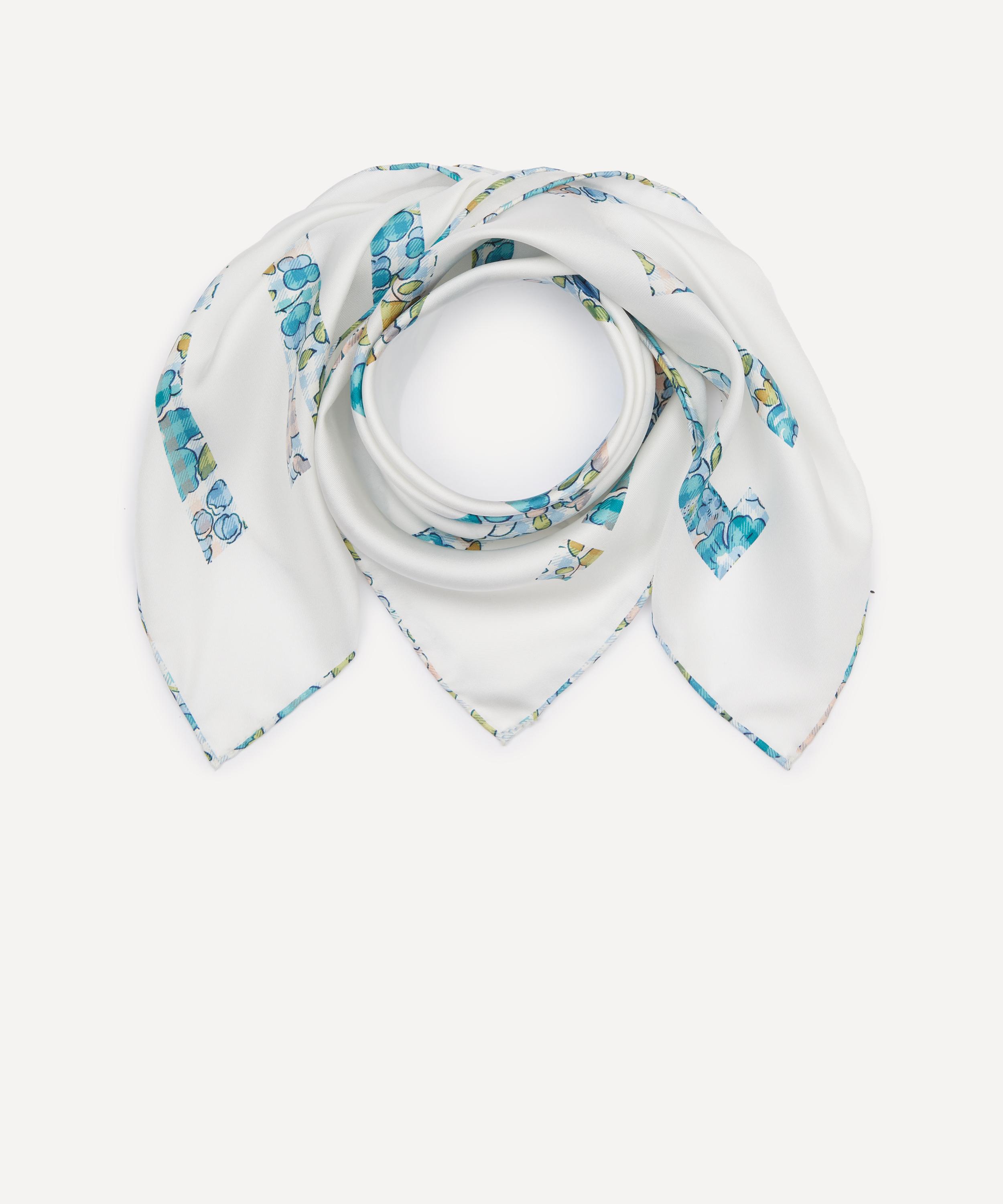 Liberty - Liberty Patchwork Silk Scarf 70 image number 2