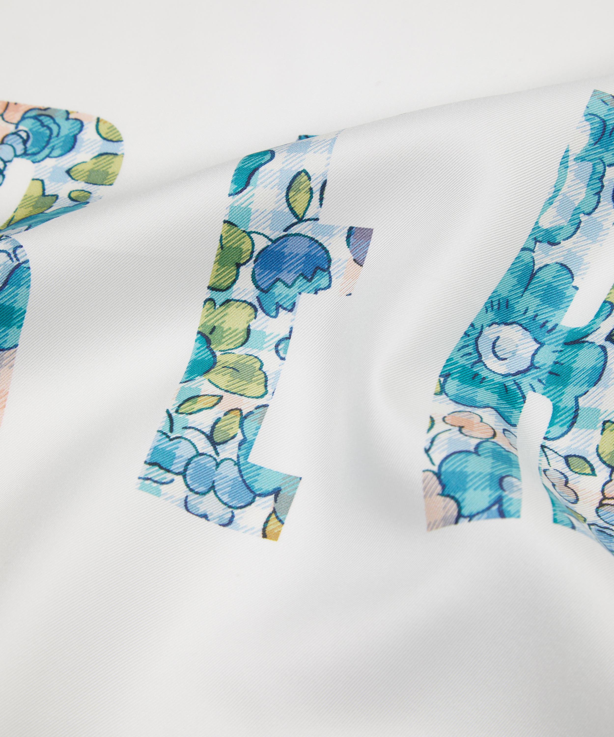Liberty - Liberty Patchwork Silk Scarf 70 image number 4