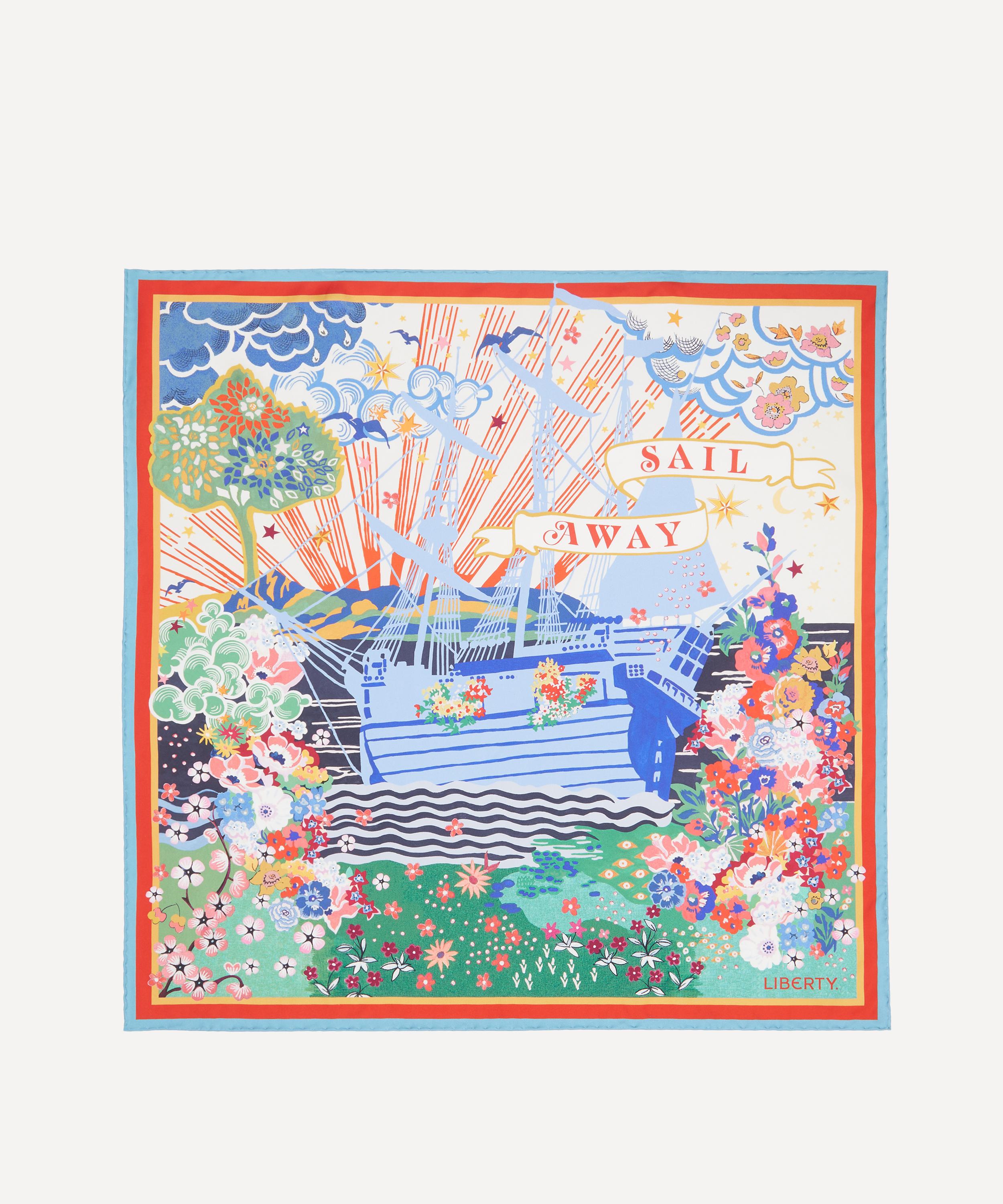 Liberty - Sail Away Silk Scarf 70