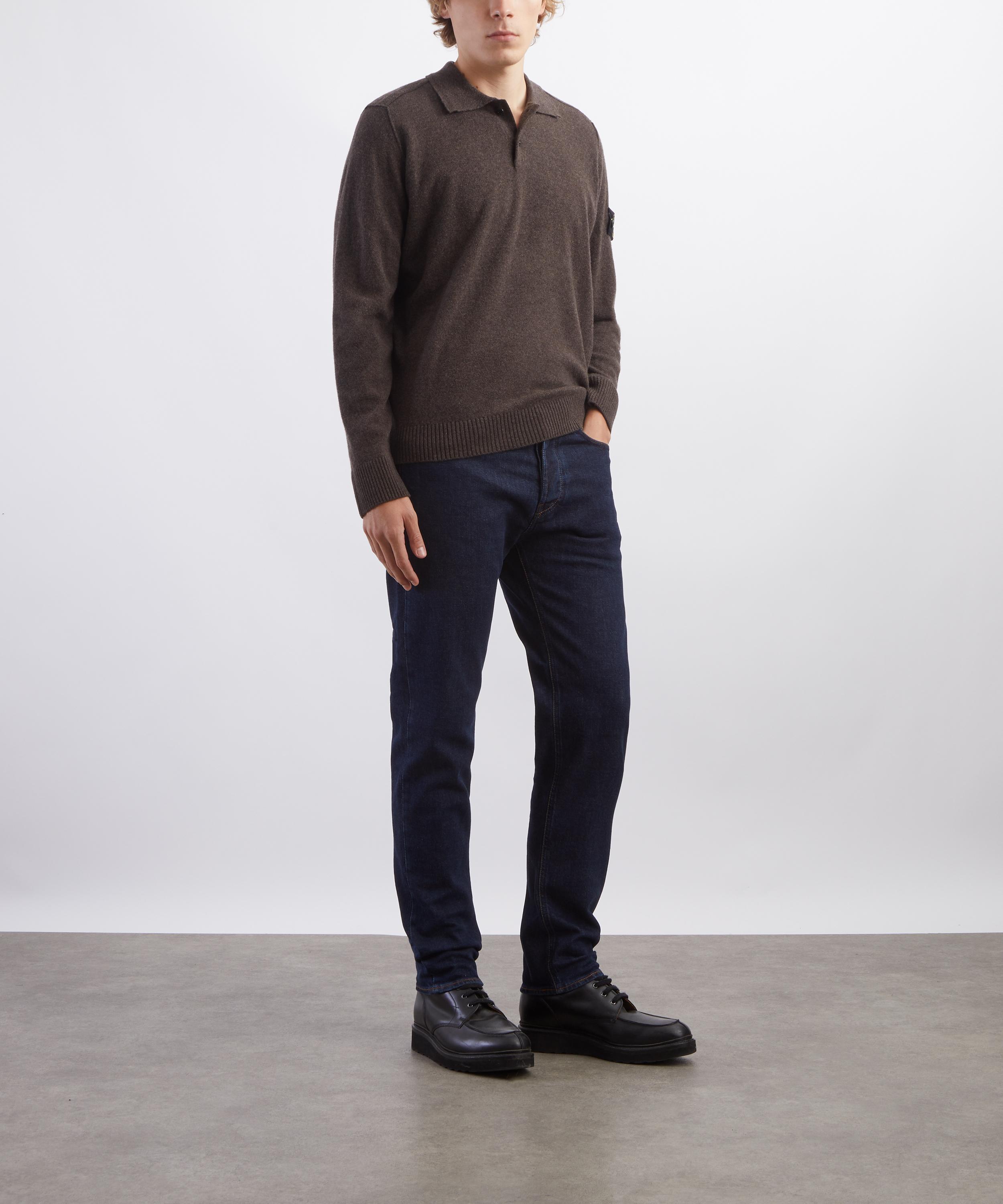 Stone Island - Stretch Slim-Fit Jeans in Indigo Rinse image number 1