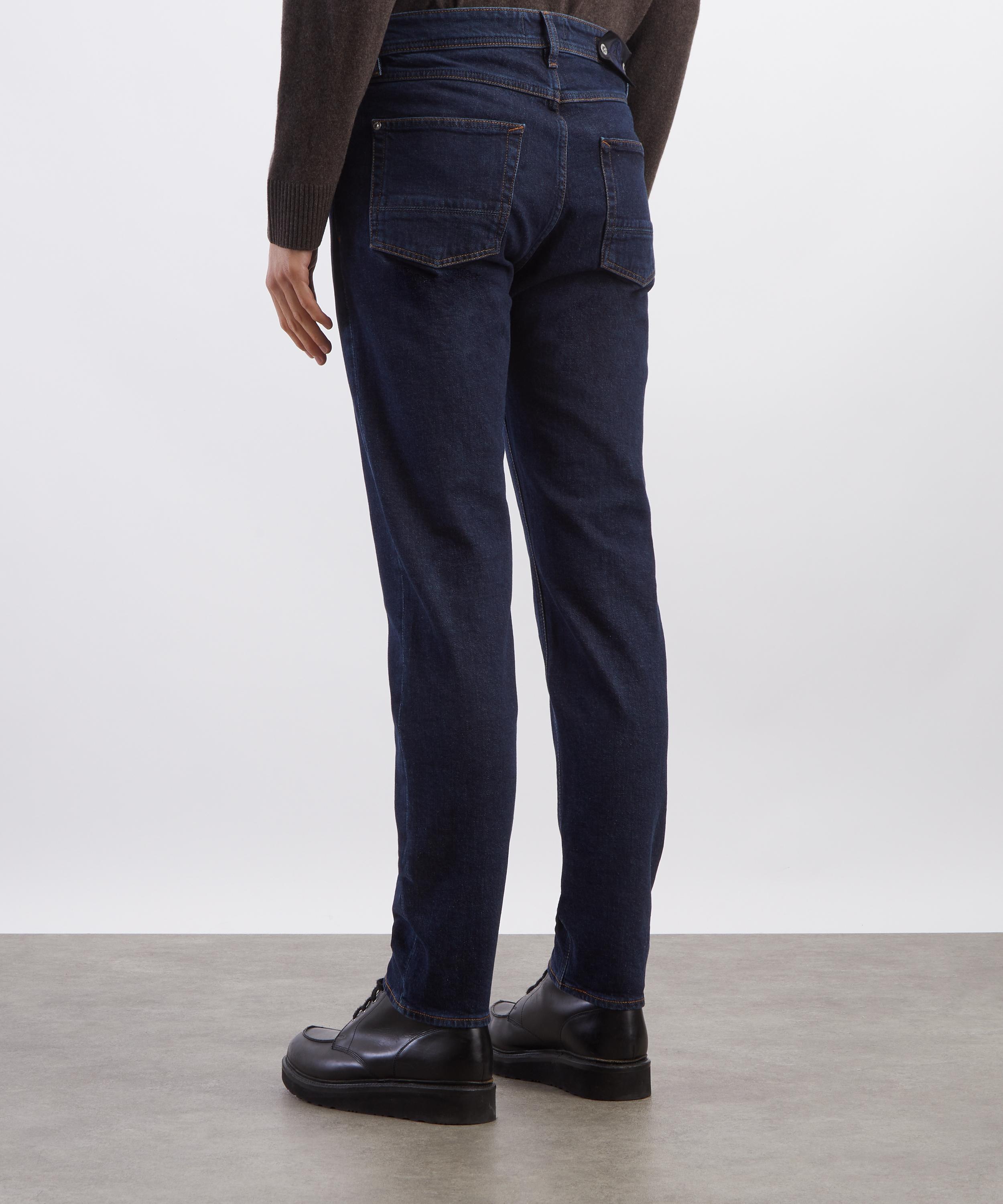 Stone Island - Stretch Slim-Fit Jeans in Indigo Rinse image number 3