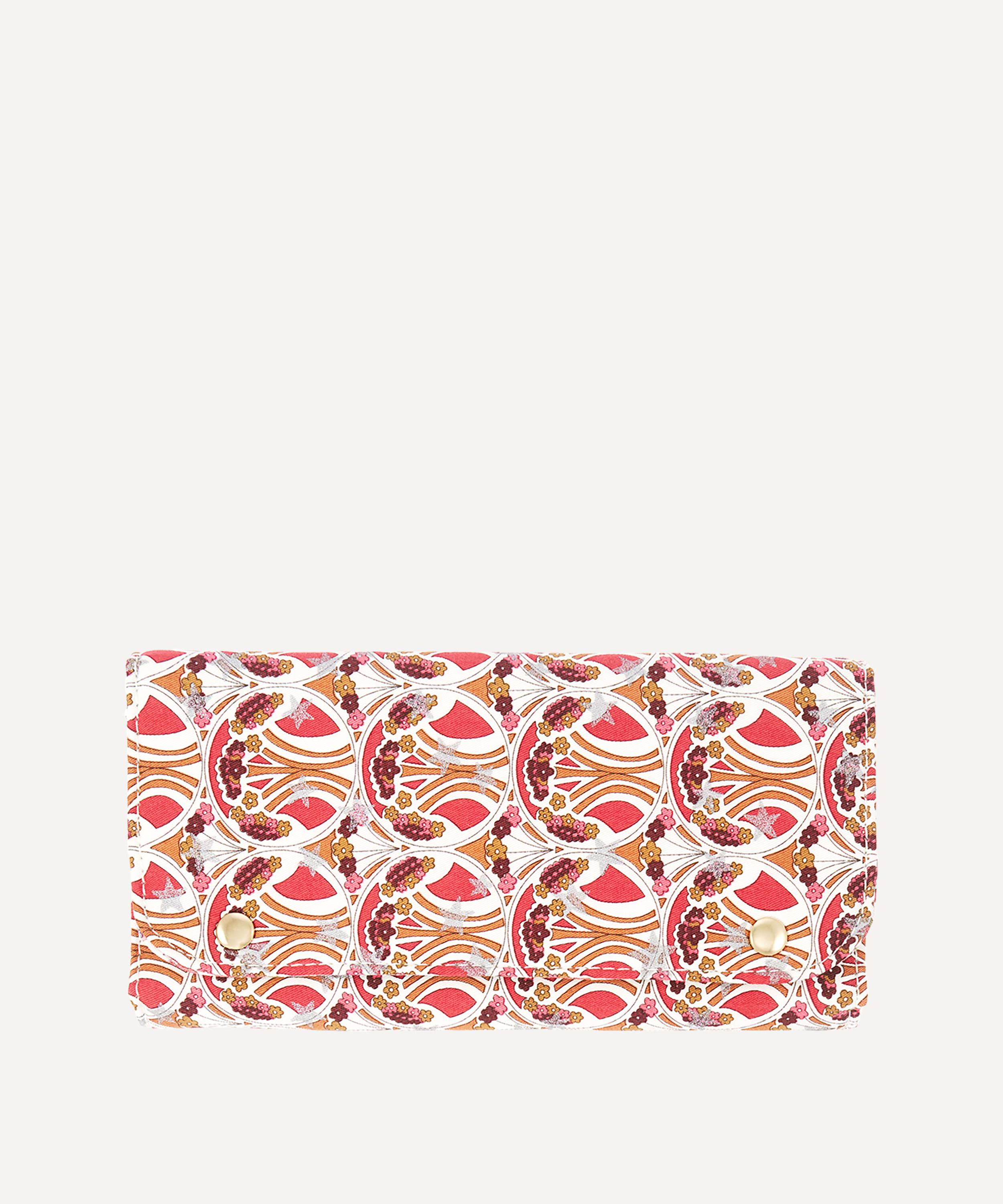 Bon Dep - Mauverina Star Tana Lawn&trade;  Cotton Jewellery Roll image number 0
