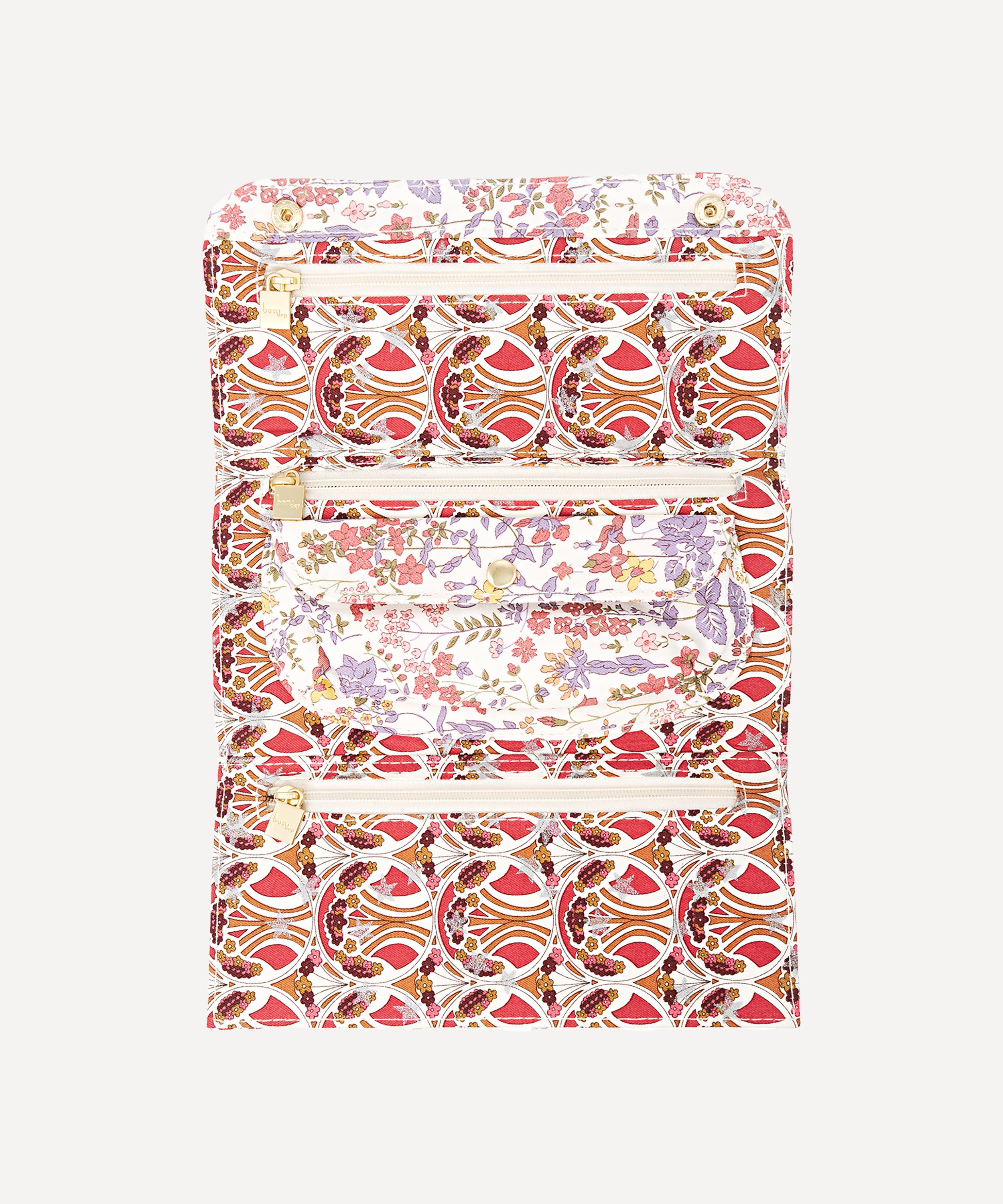 Bon Dep - Mauverina Star Tana Lawn&trade;  Cotton Jewellery Roll image number 1