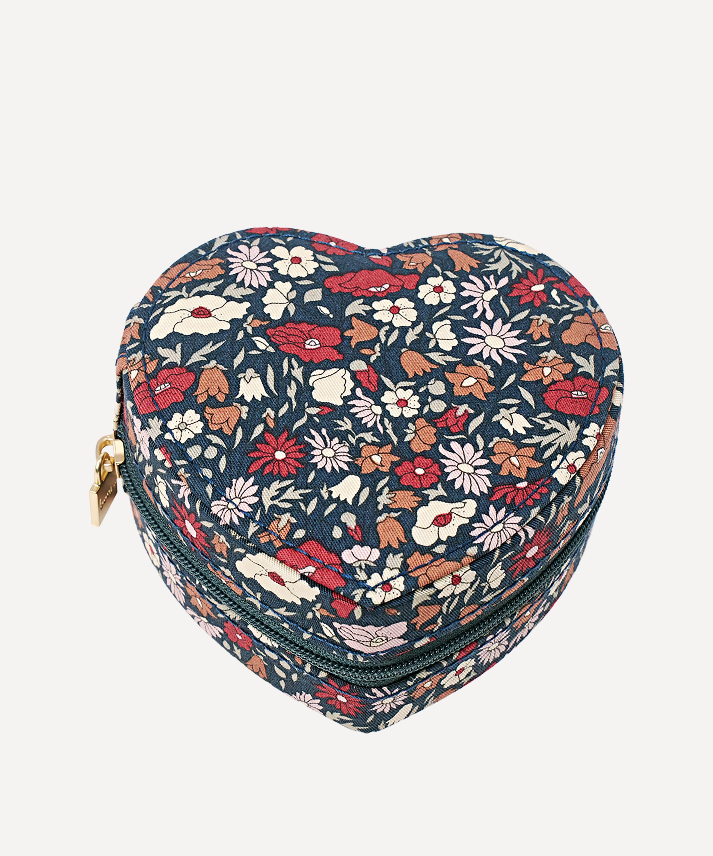 Bon Dep - Petal and Daisy Tana Lawn&trade; Cotton Heart Jewellery Box image number 0