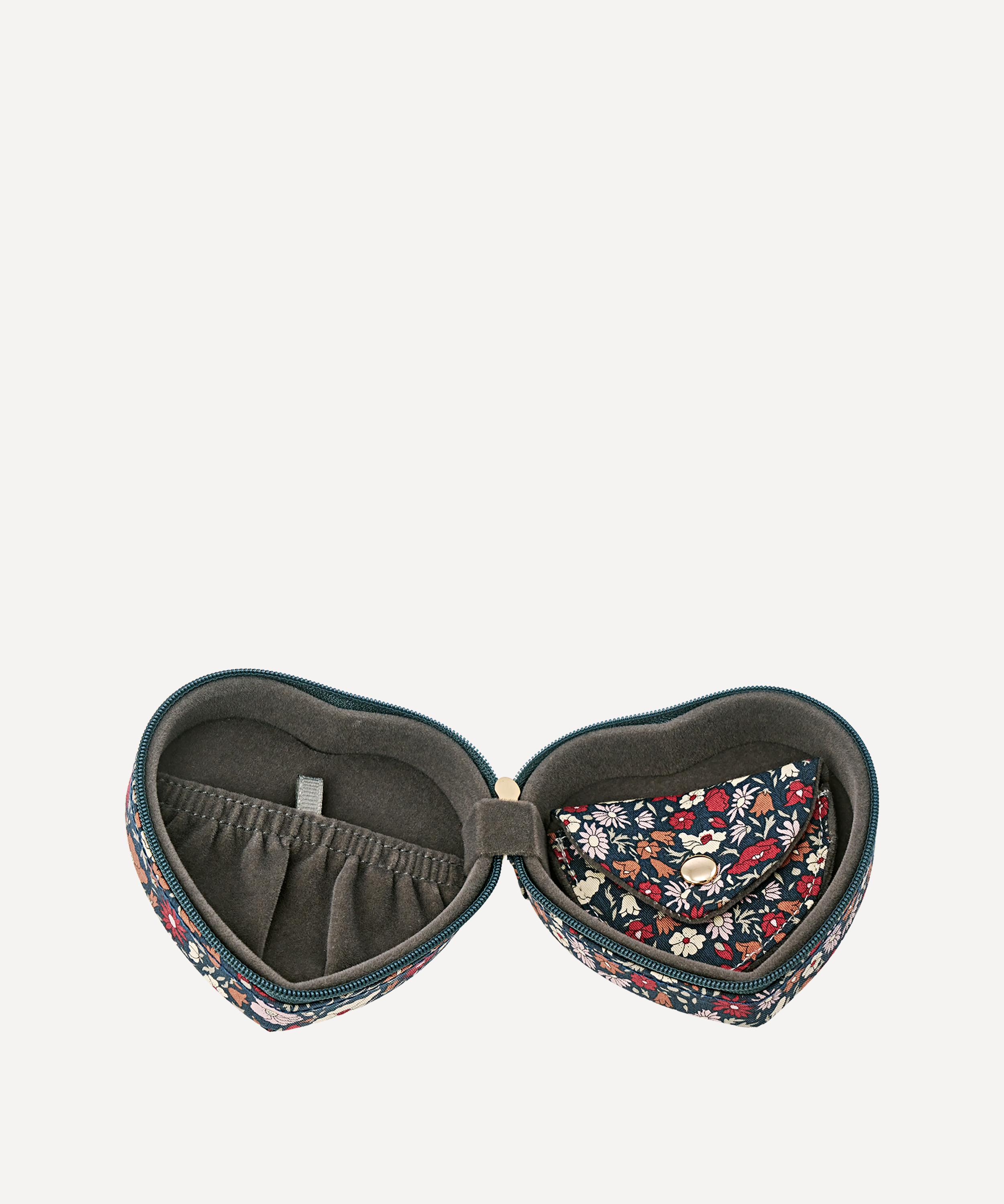 Bon Dep - Petal and Daisy Tana Lawn&trade; Cotton Heart Jewellery Box image number 1