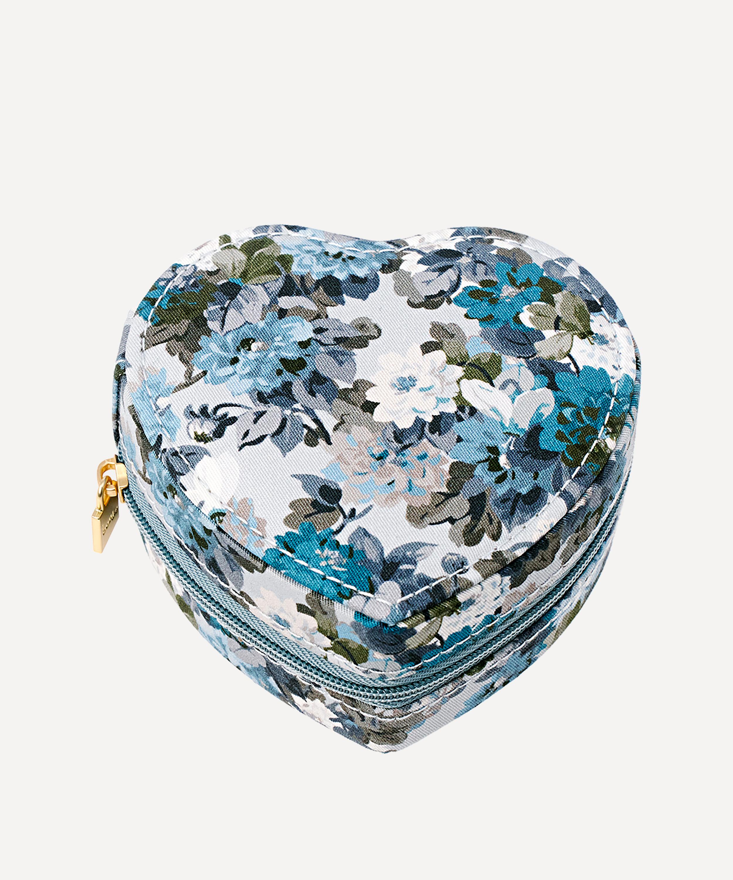 Bon Dep - Chatsworth Garden Tana Lawn&trade; Cotton Heart Jewellery Box image number 0
