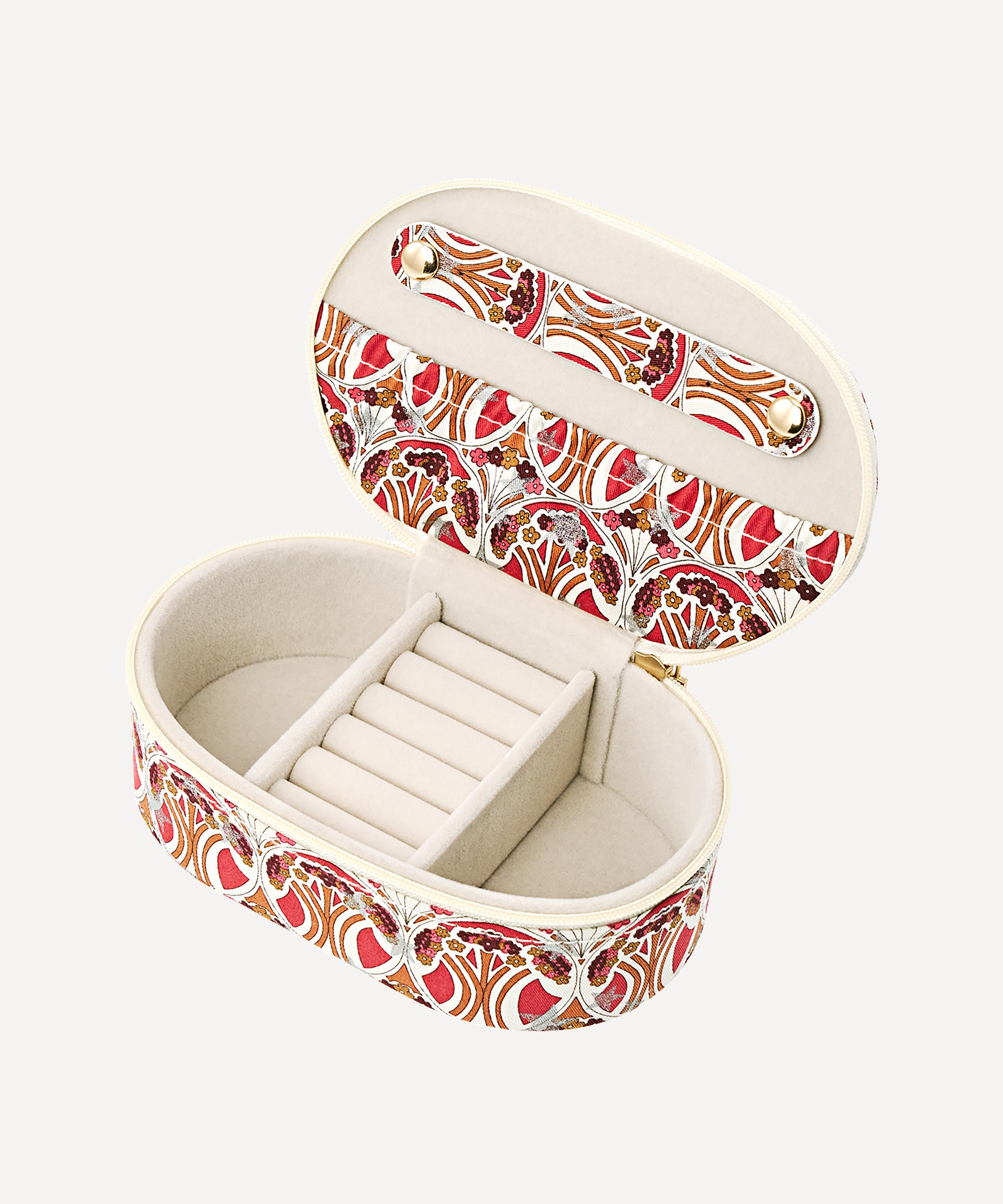 Bon Dep - Mauverina Star Tana Lawn&trade; Cotton Octagon Jewellery Box image number 1
