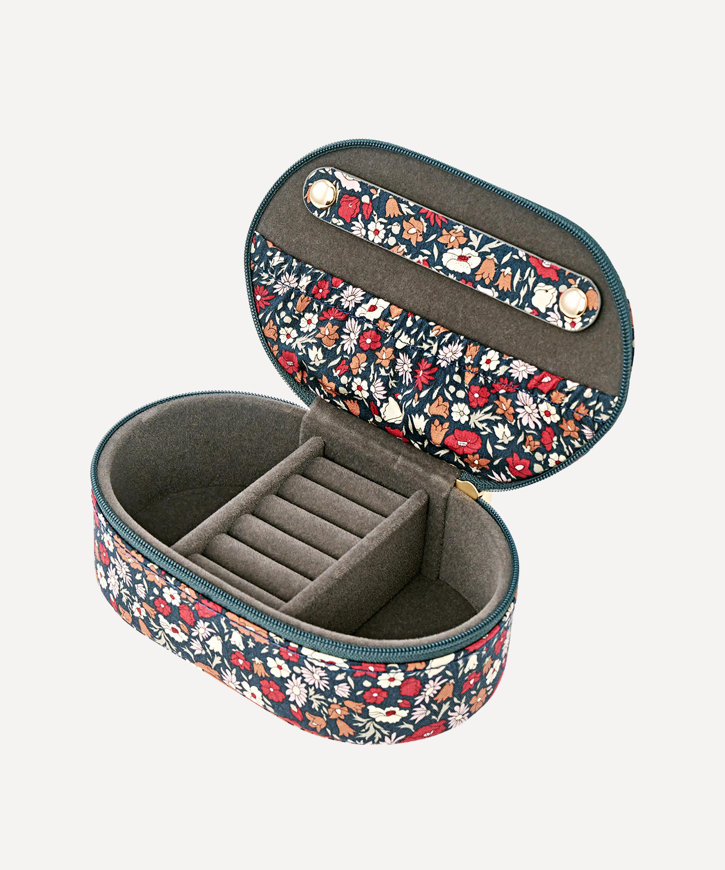 Bon Dep - Petal and Daisy Tana Lawn&trade; Cotton Octagon Jewellery Box image number 1
