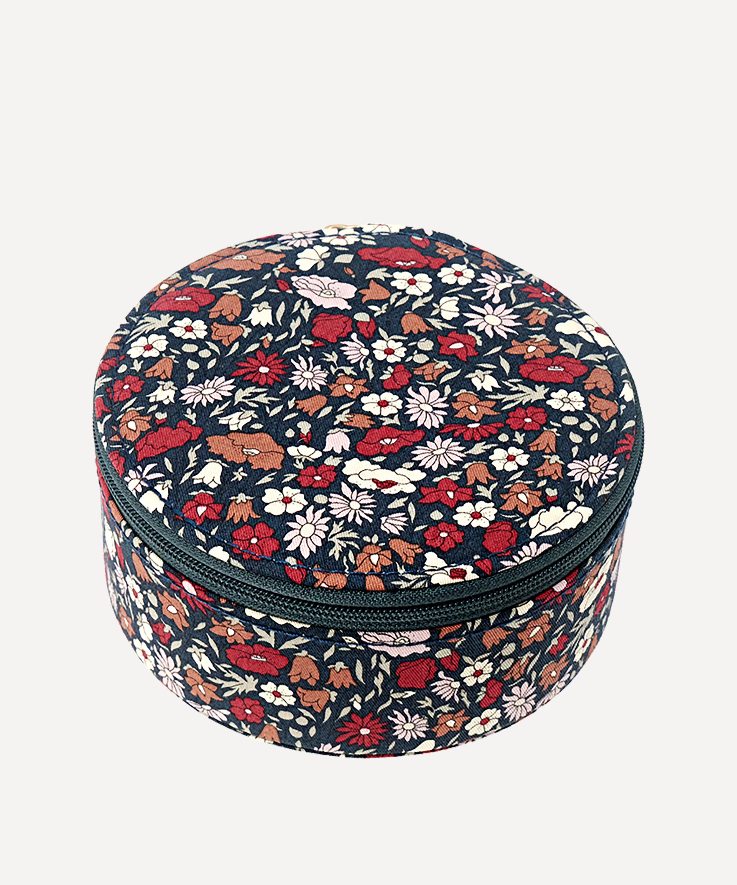 Bon Dep - Petal and Daisy Tana Lawn&trade; Cotton Round Jewellery Box image number 0
