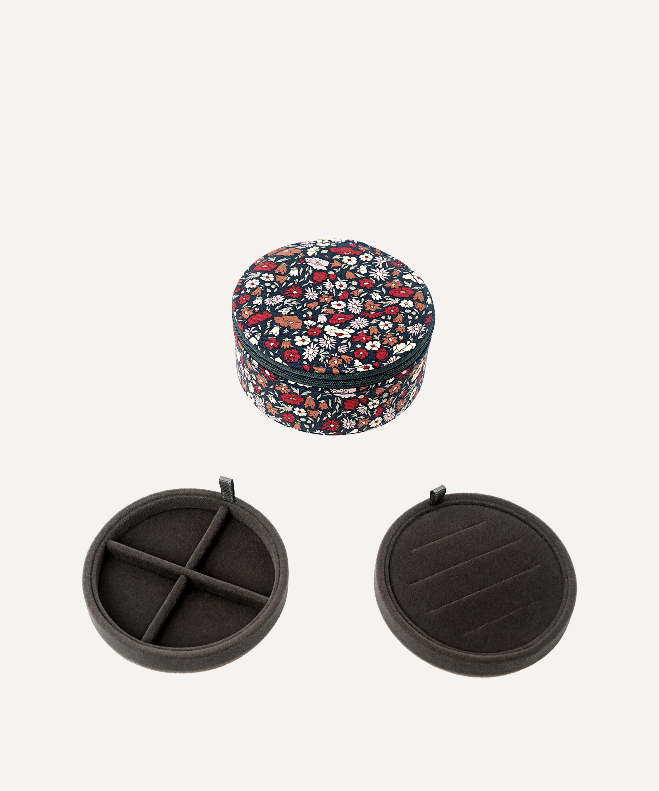 Bon Dep - Petal and Daisy Tana Lawn&trade; Cotton Round Jewellery Box image number 1