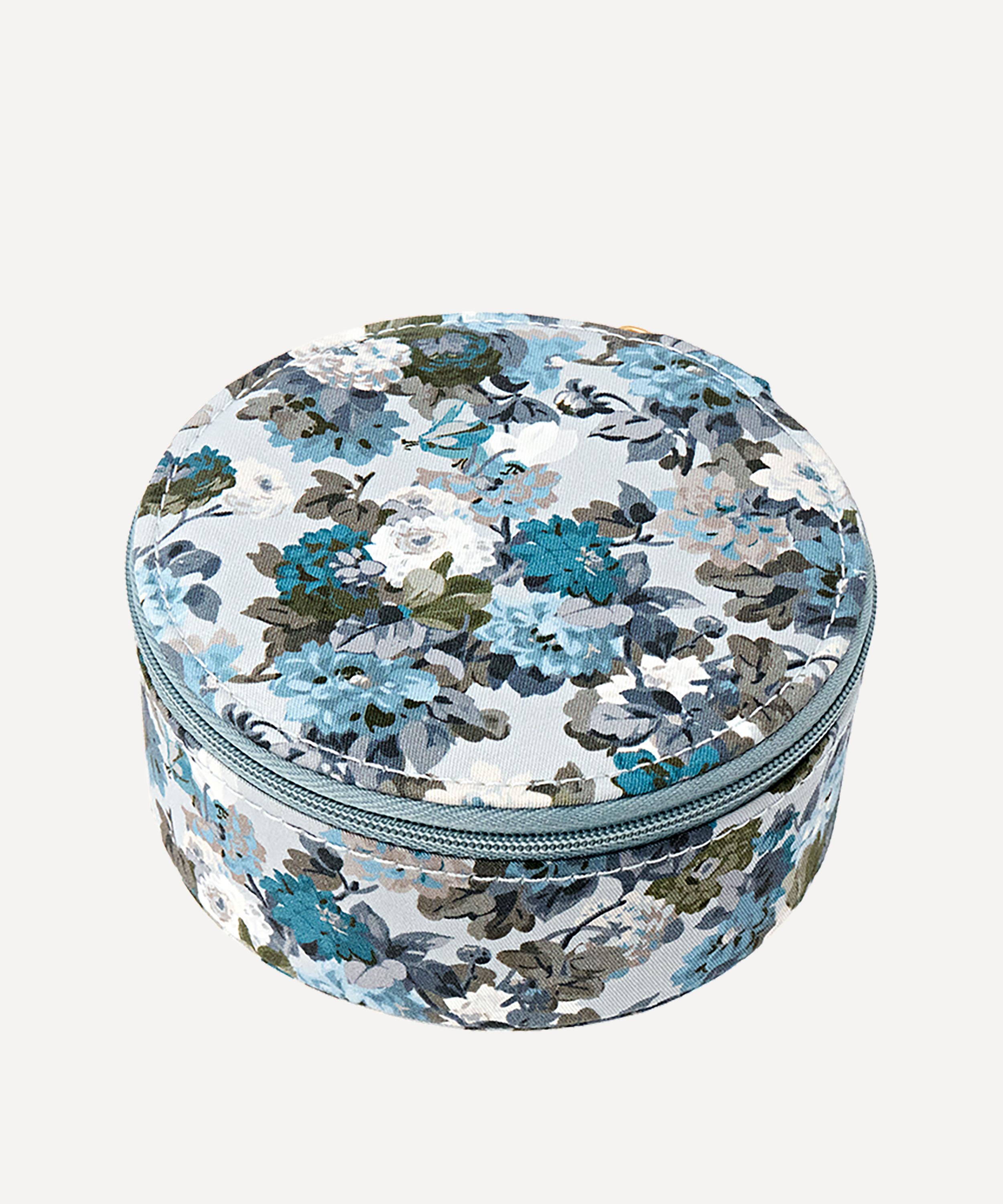 Bon Dep - Chatsworth Garden Tana Lawn&trade; Cotton Round Jewellery Box image number 0