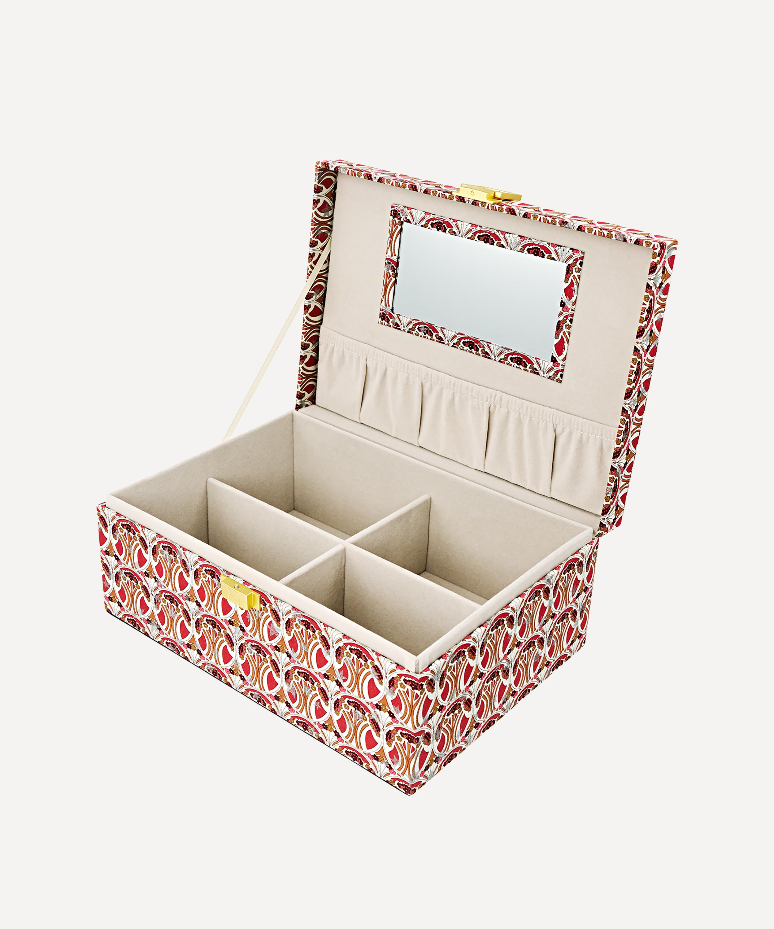 Bon Dep - Mauverina Star Tana Lawn&trade; Cotton Square Jewellery Box image number 2