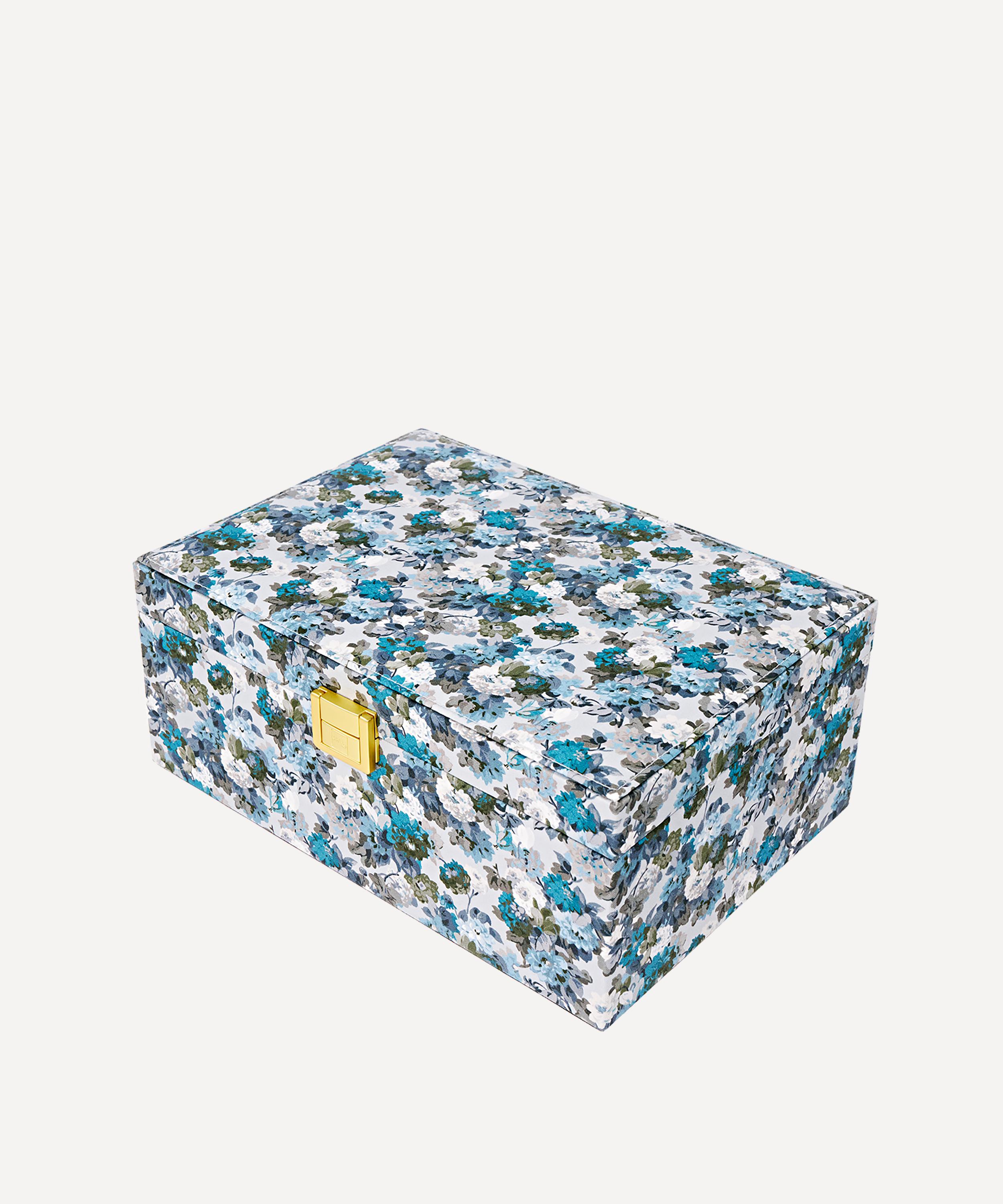 Bon Dep - Chatsworth Garden Tana Lawn&trade; Cotton Square Jewellery Box image number 0