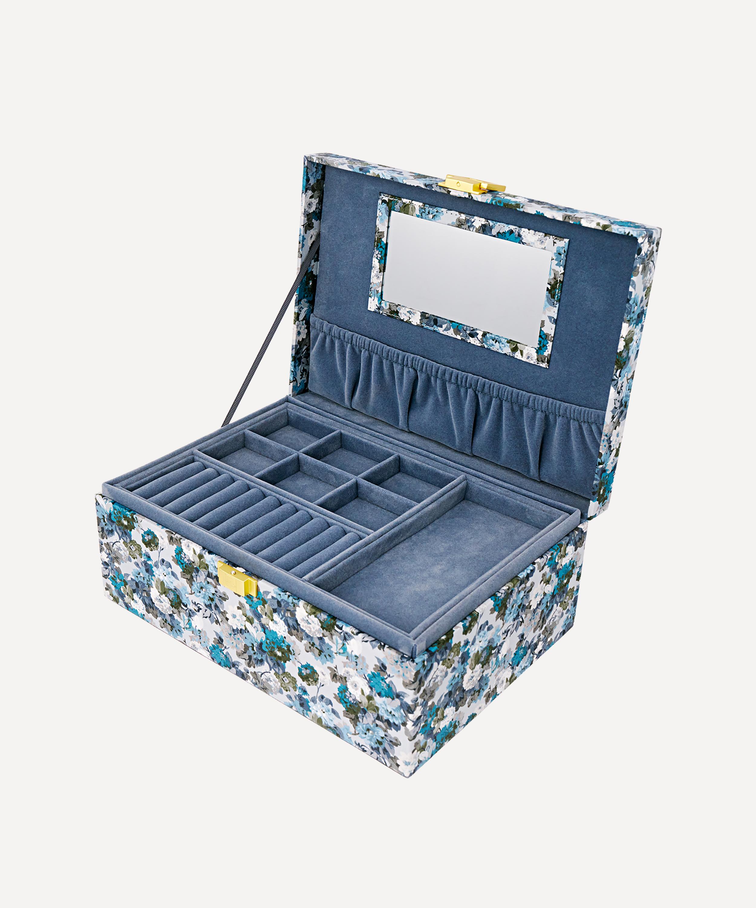 Bon Dep - Chatsworth Garden Tana Lawn&trade; Cotton Square Jewellery Box image number 1