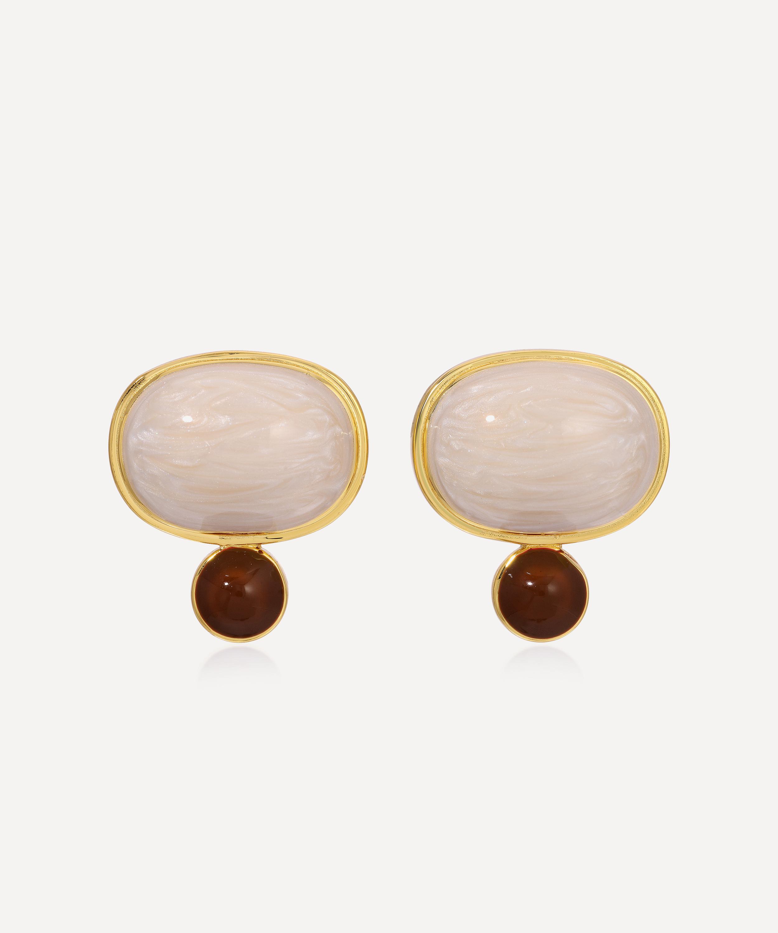 Heaven Mayhem - 18ct Gold-Plated Solara Drop Earrings image number 0