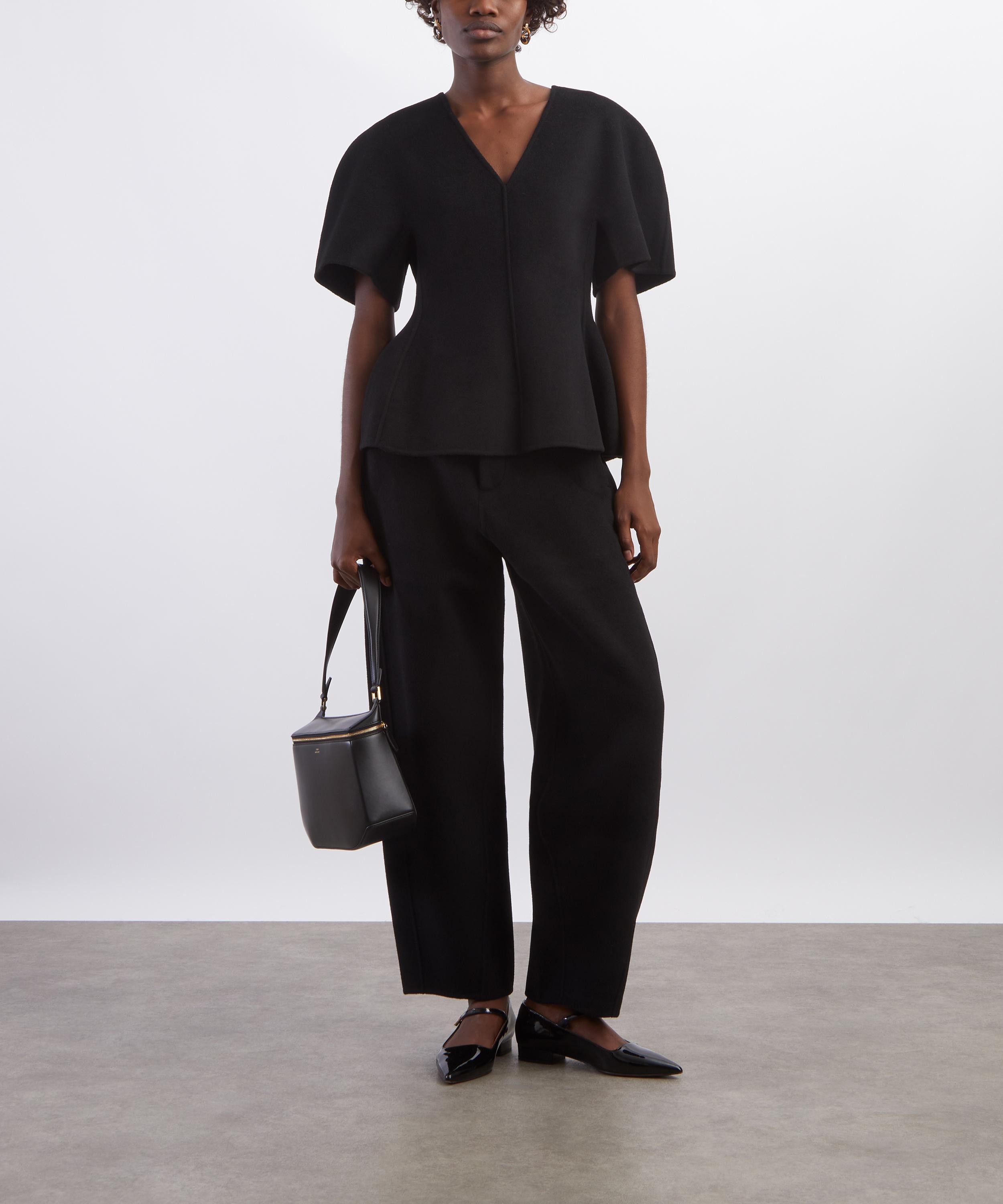 LISA YANG - Doubl&eacute; V-Neck Top image number 1