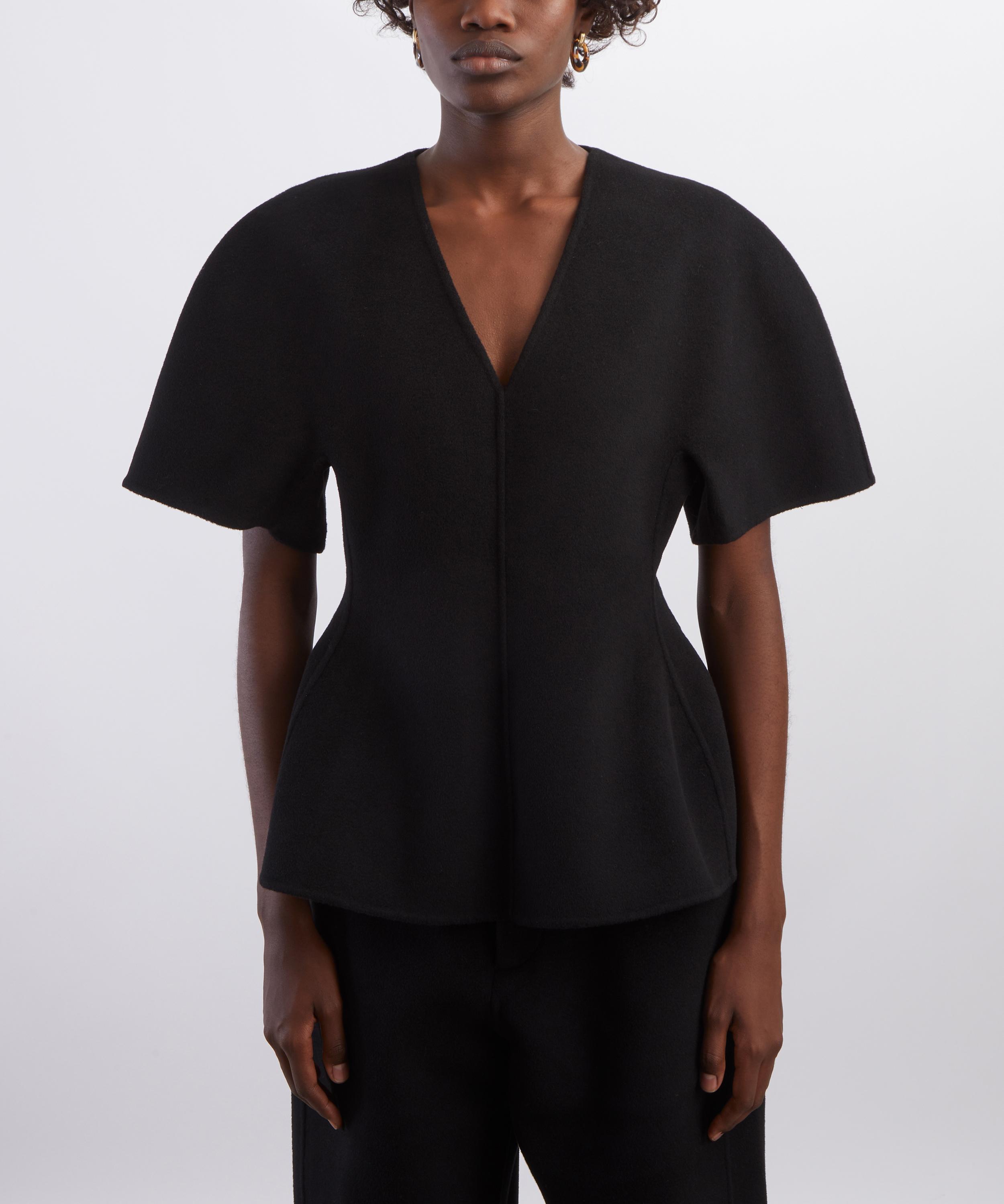LISA YANG - Doubl&eacute; V-Neck Top image number 2