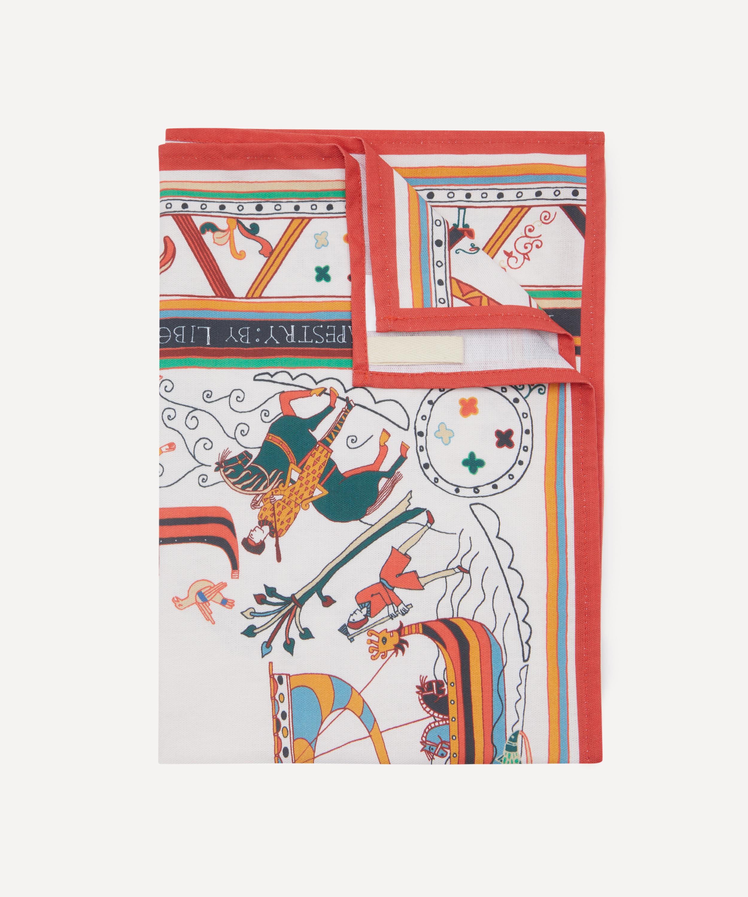 Liberty - Bayeux Tapestry Cotton Tea Towel image number 1
