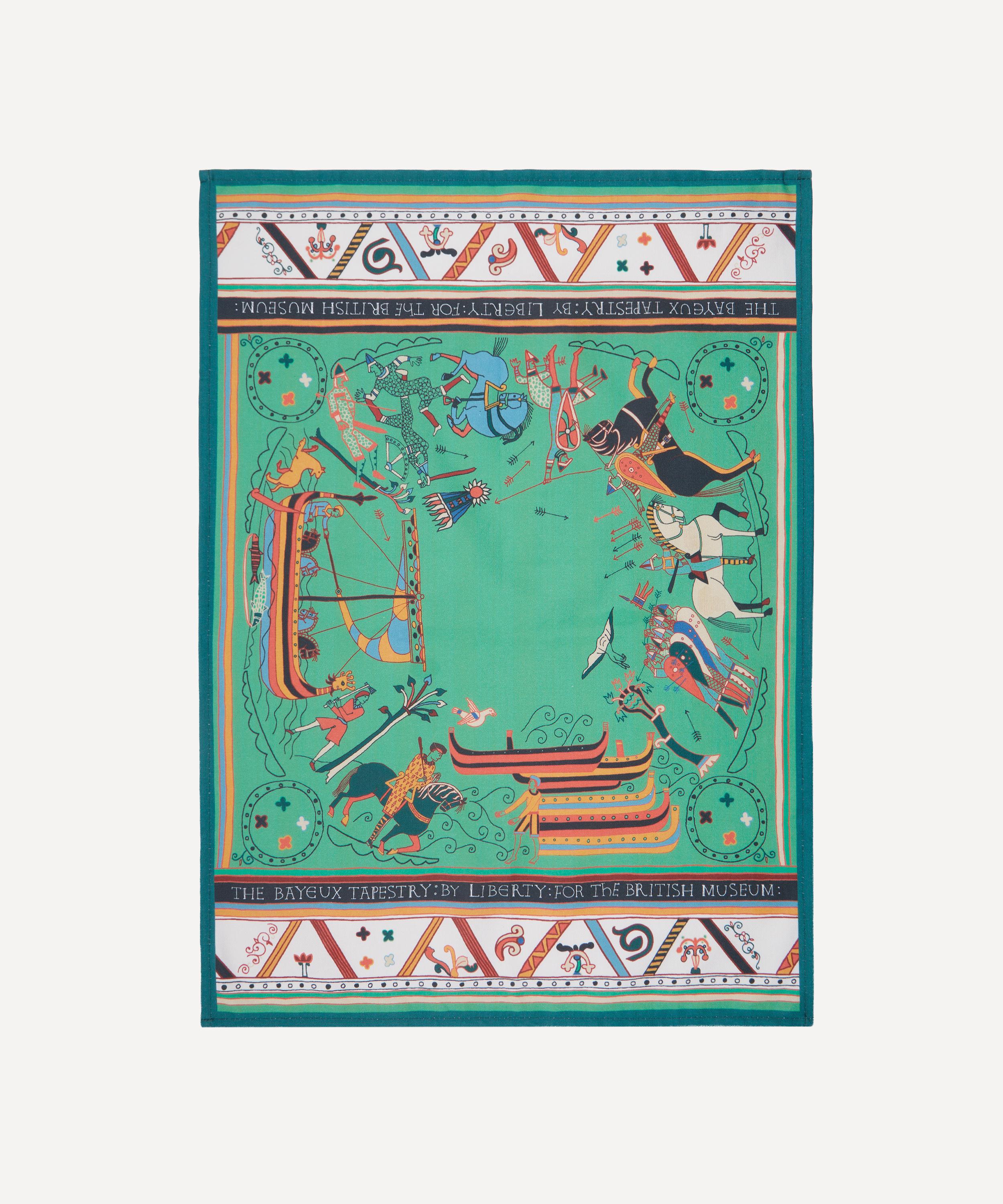 Liberty - Bayeux Tapestry Cotton Tea Towel image number 0