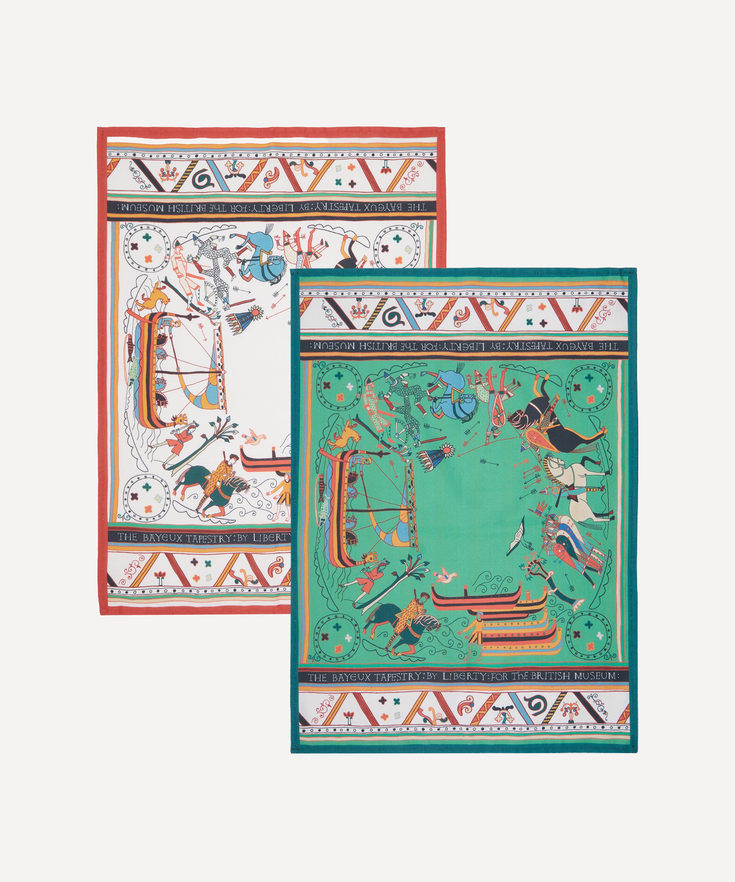 Liberty - x British Museum Bayeux Tapestry Tea Towels Pack of 2