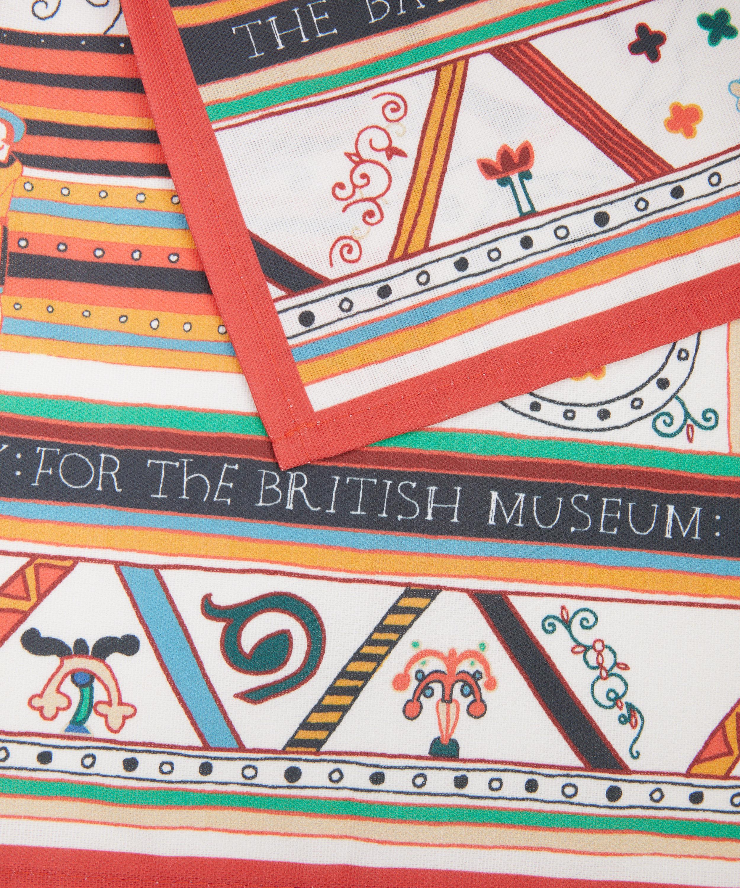 Liberty - x British Museum Bayeux Tapestry Tea Towels Pack of 2 image number 1
