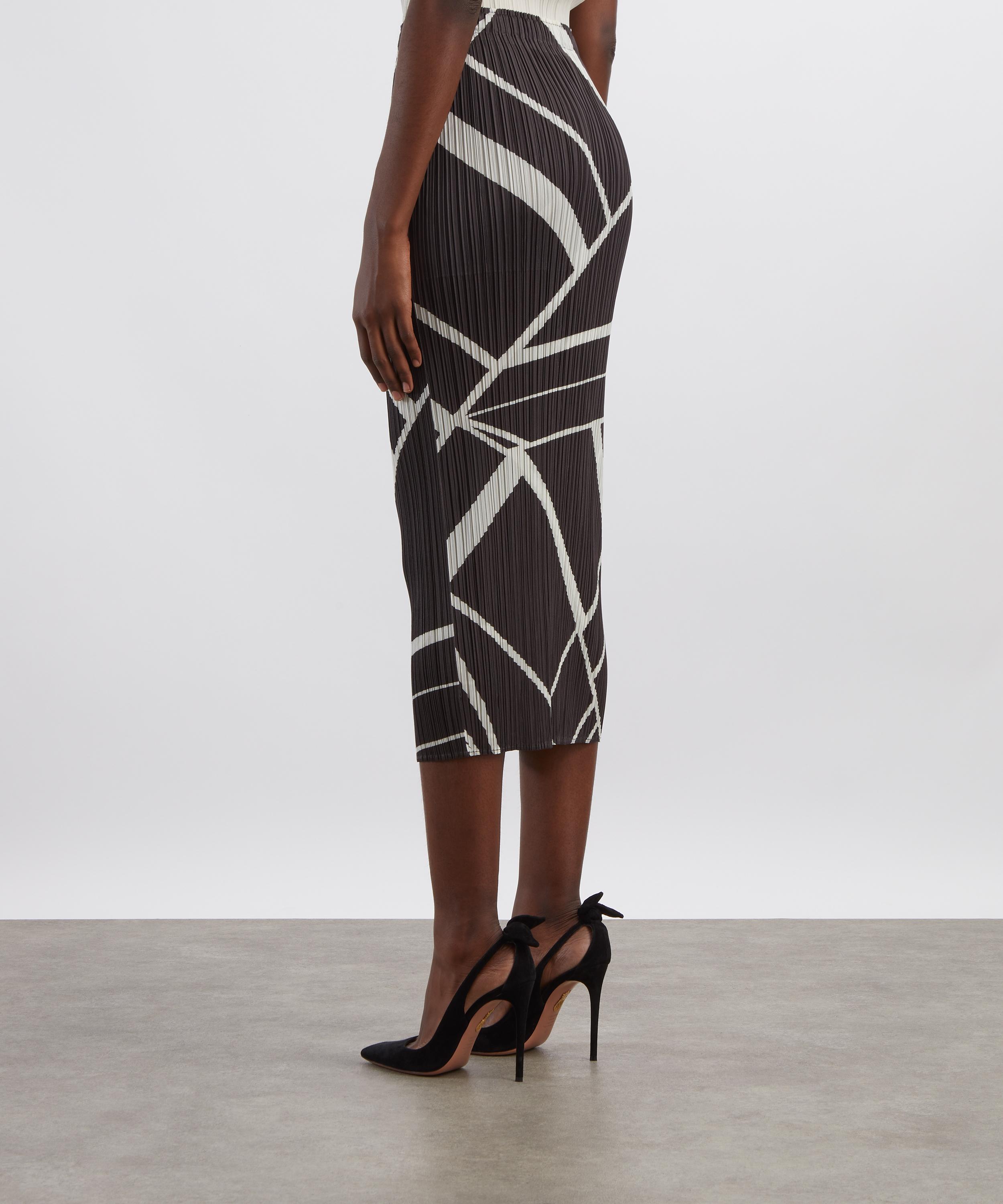 Pleats Please Issey Miyake - FOLD LINE Pleated Maxi Skirt image number 3