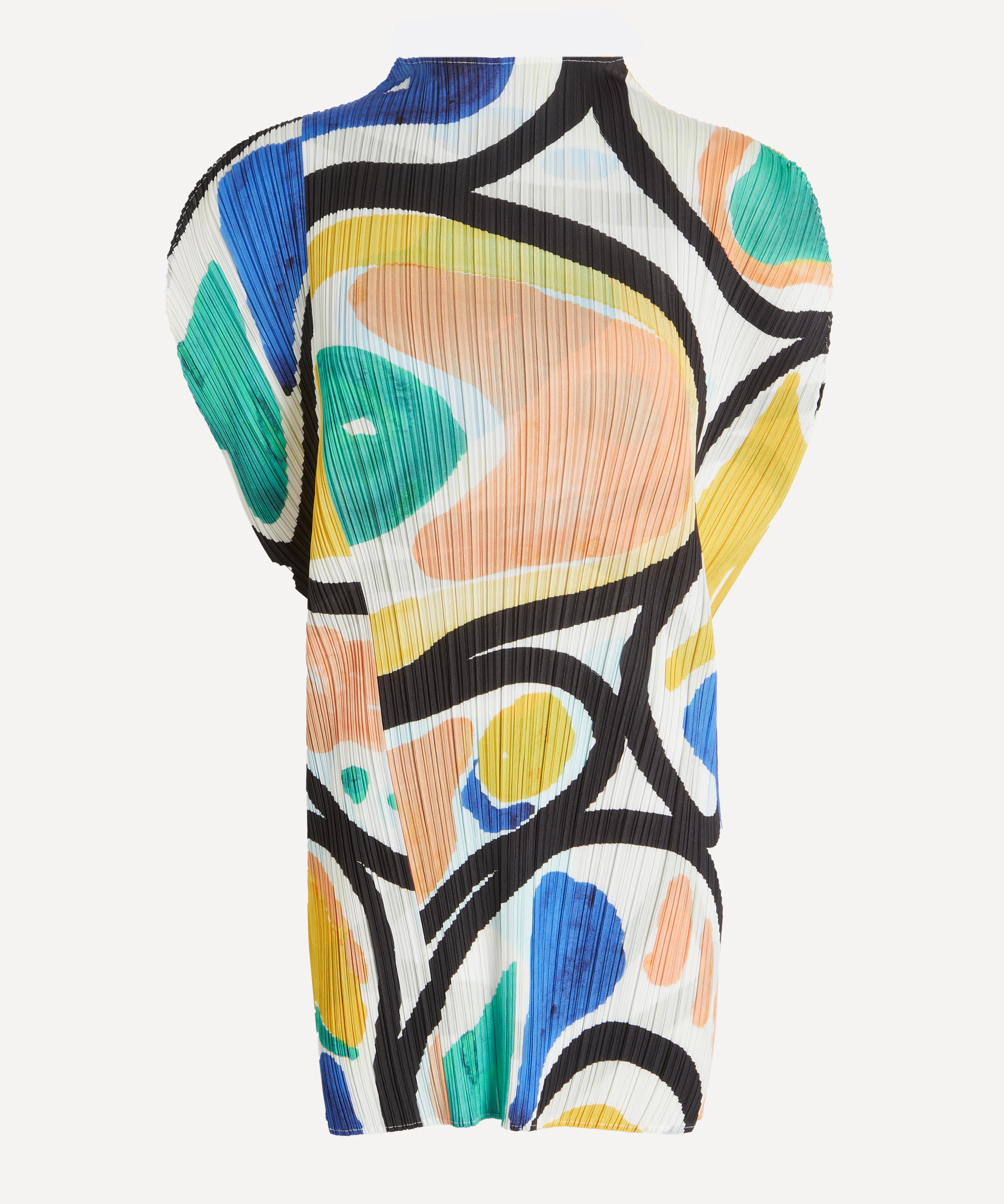 Pleats Please Issey Miyake - ROLL Pleated Mini Dress image number 0