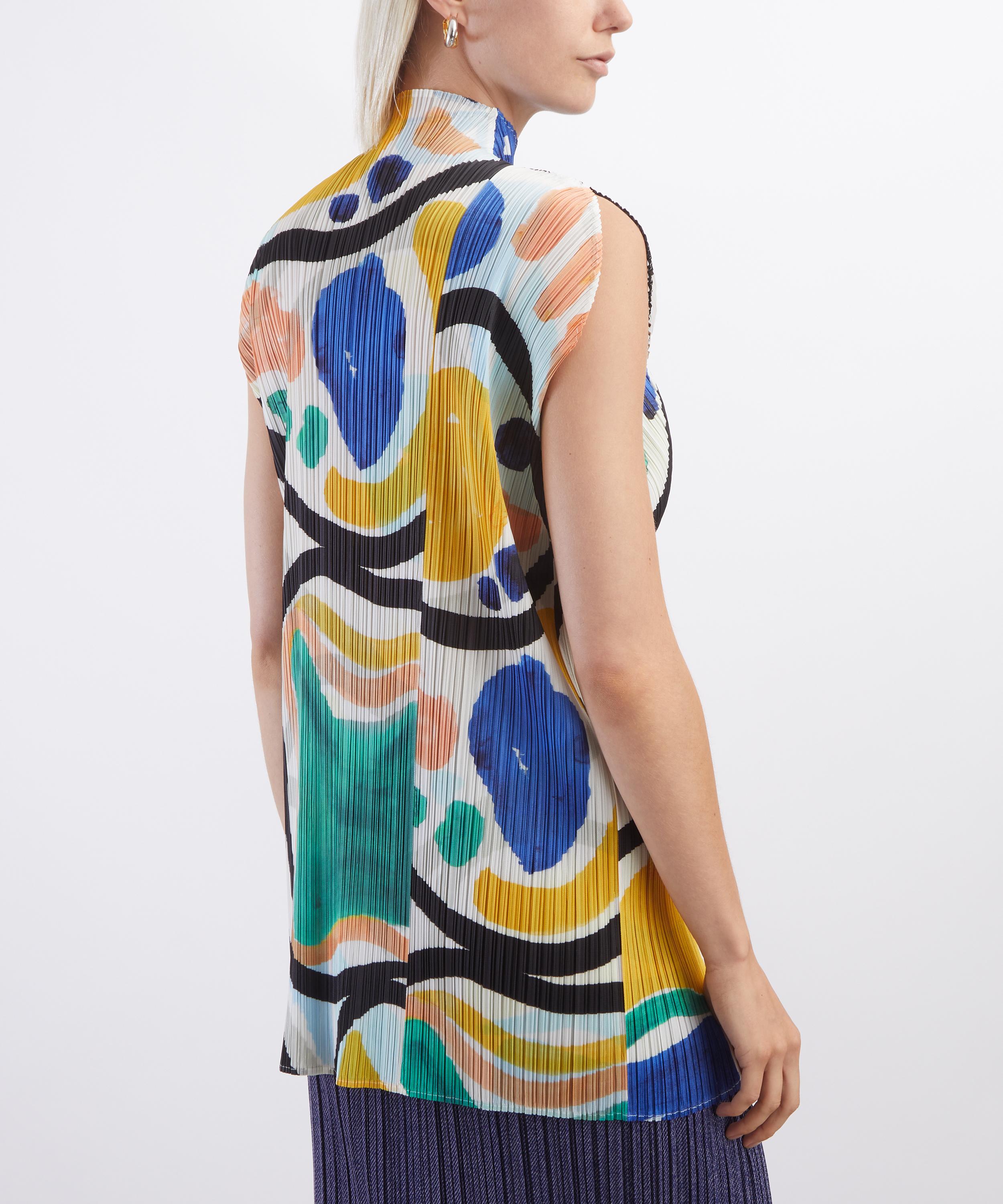 Pleats Please Issey Miyake - ROLL Pleated Mini Dress image number 3