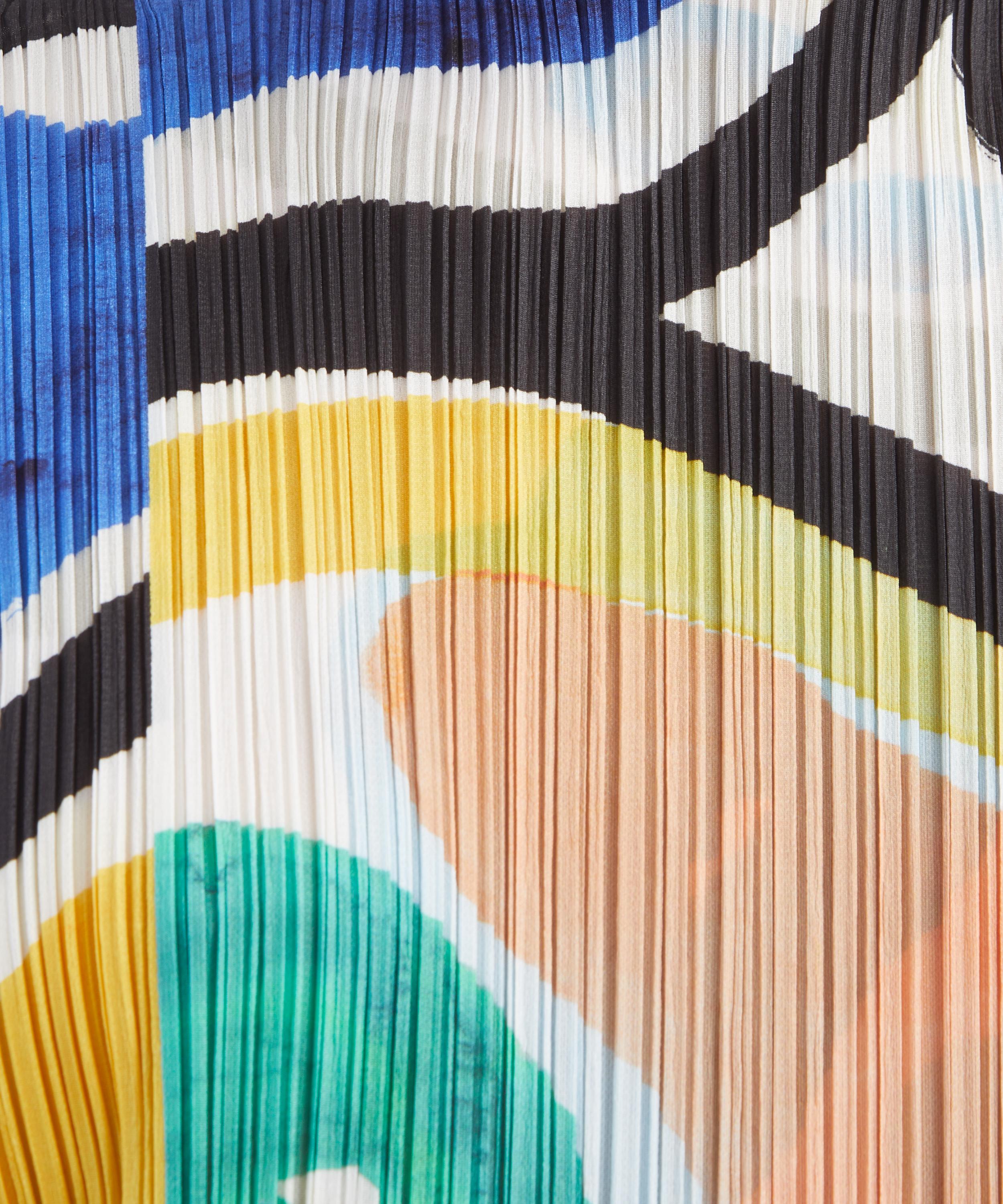 Pleats Please Issey Miyake - ROLL Pleated Mini Dress image number 4
