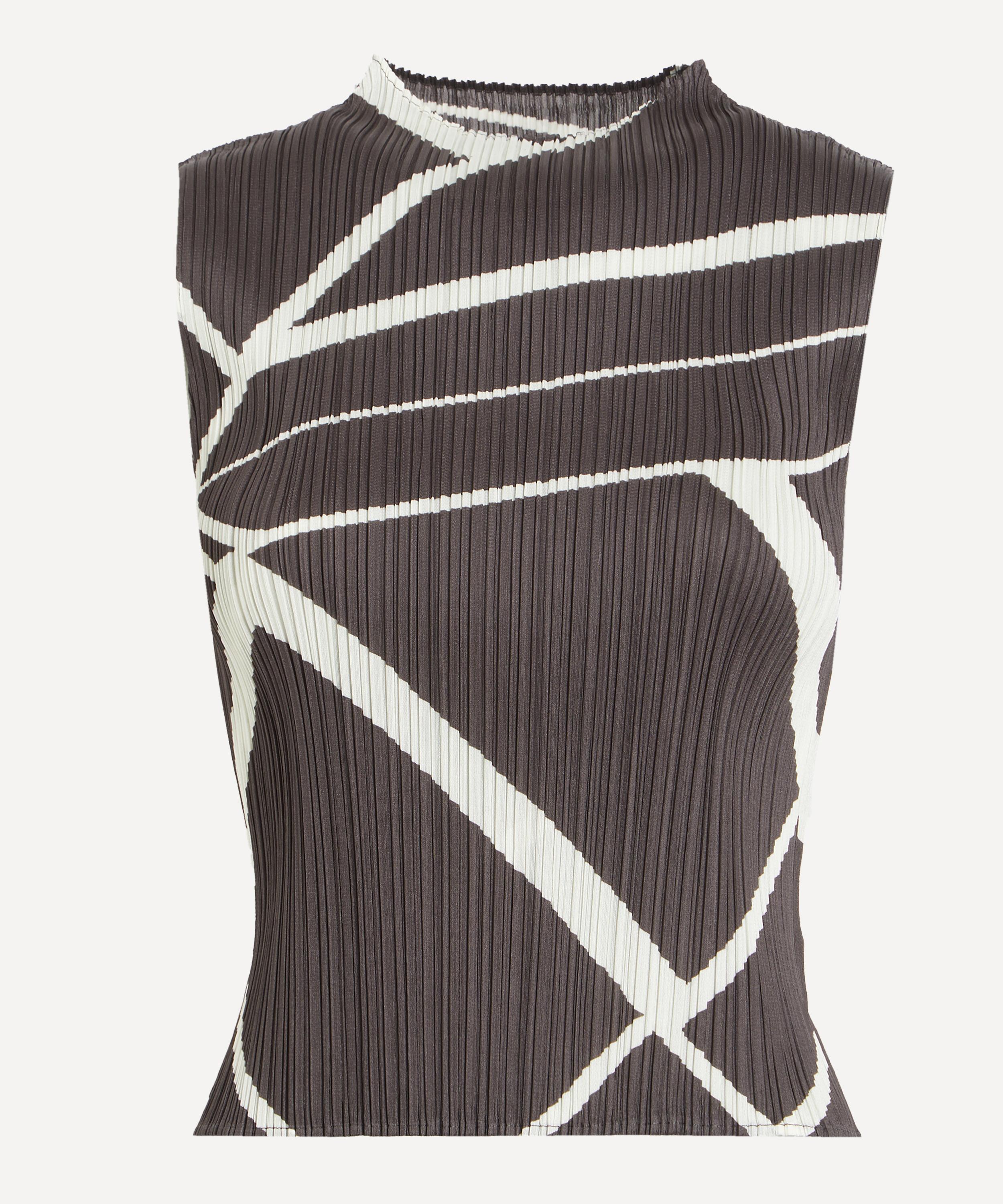 Pleats Please Issey Miyake - FOLD LINE Pleated Top image number 0