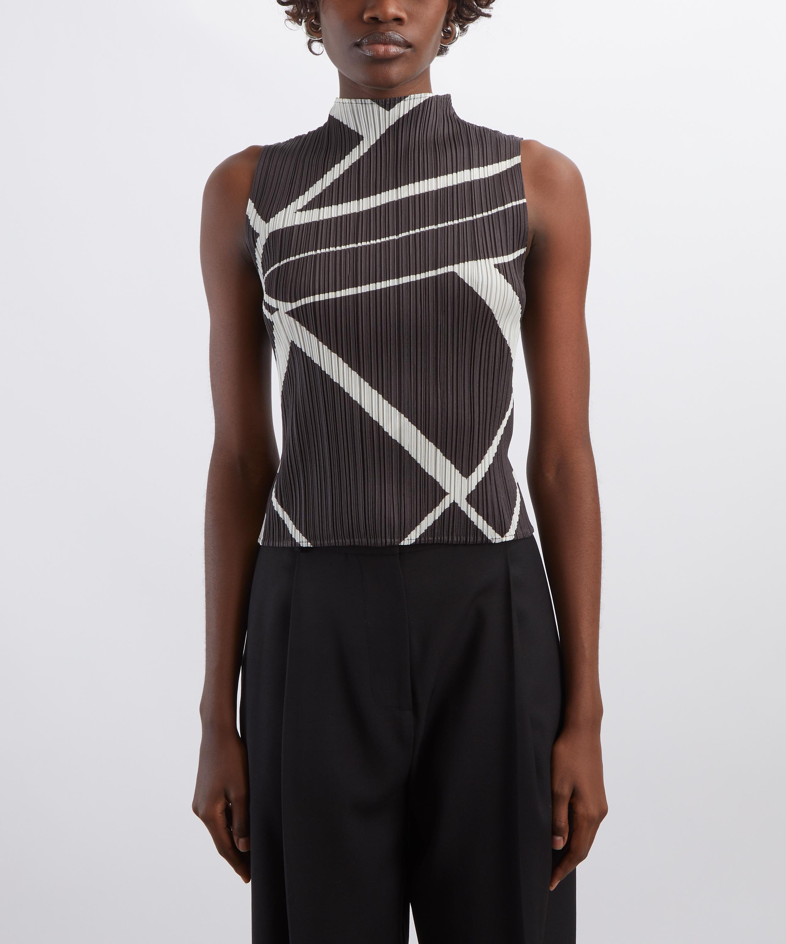 Pleats Please Issey Miyake - FOLD LINE Pleated Top image number 2