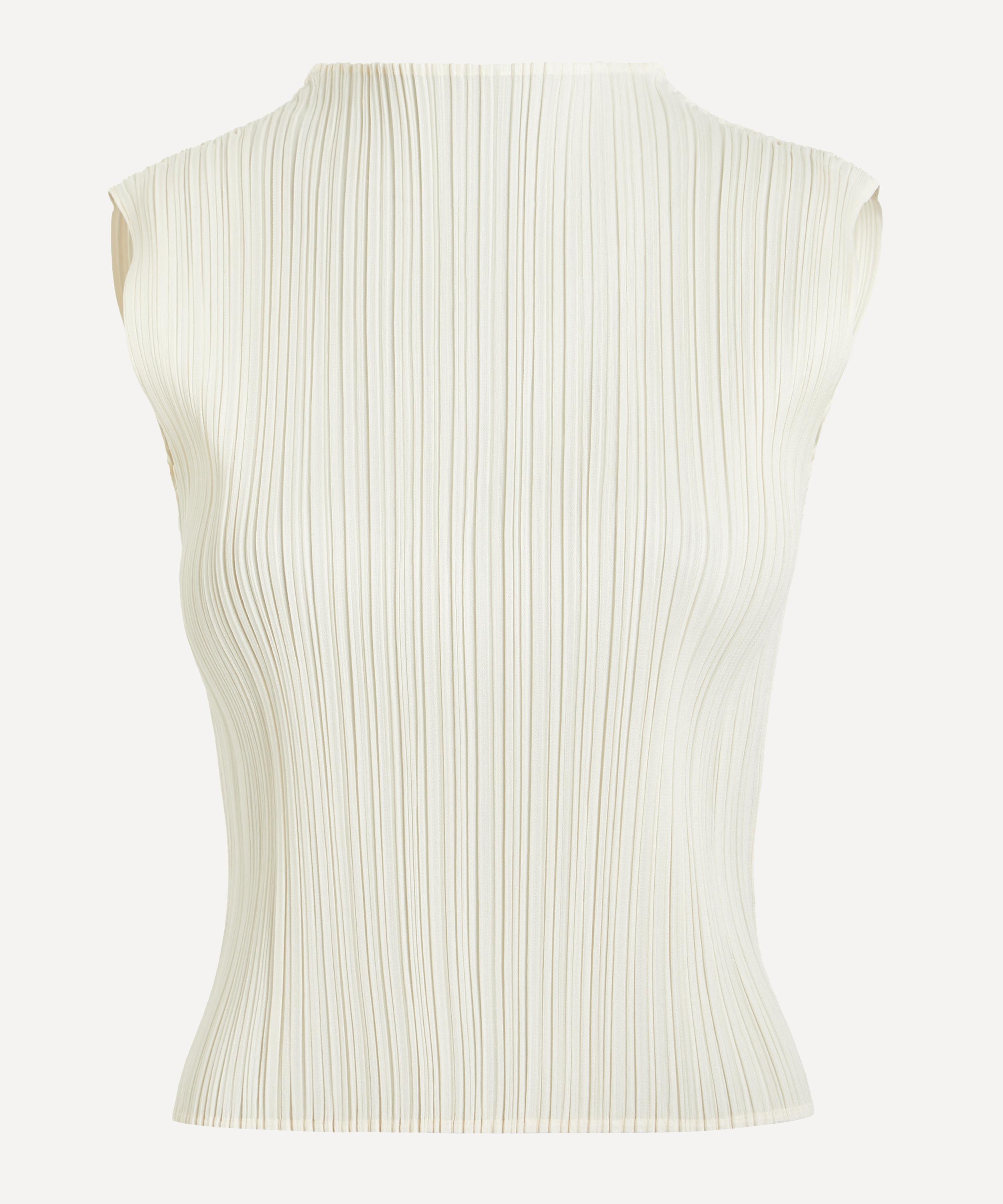 Pleats Please Issey Miyake - MONTHLY COLOURS: AUGUST Pleated Sleeveless Top image number 0