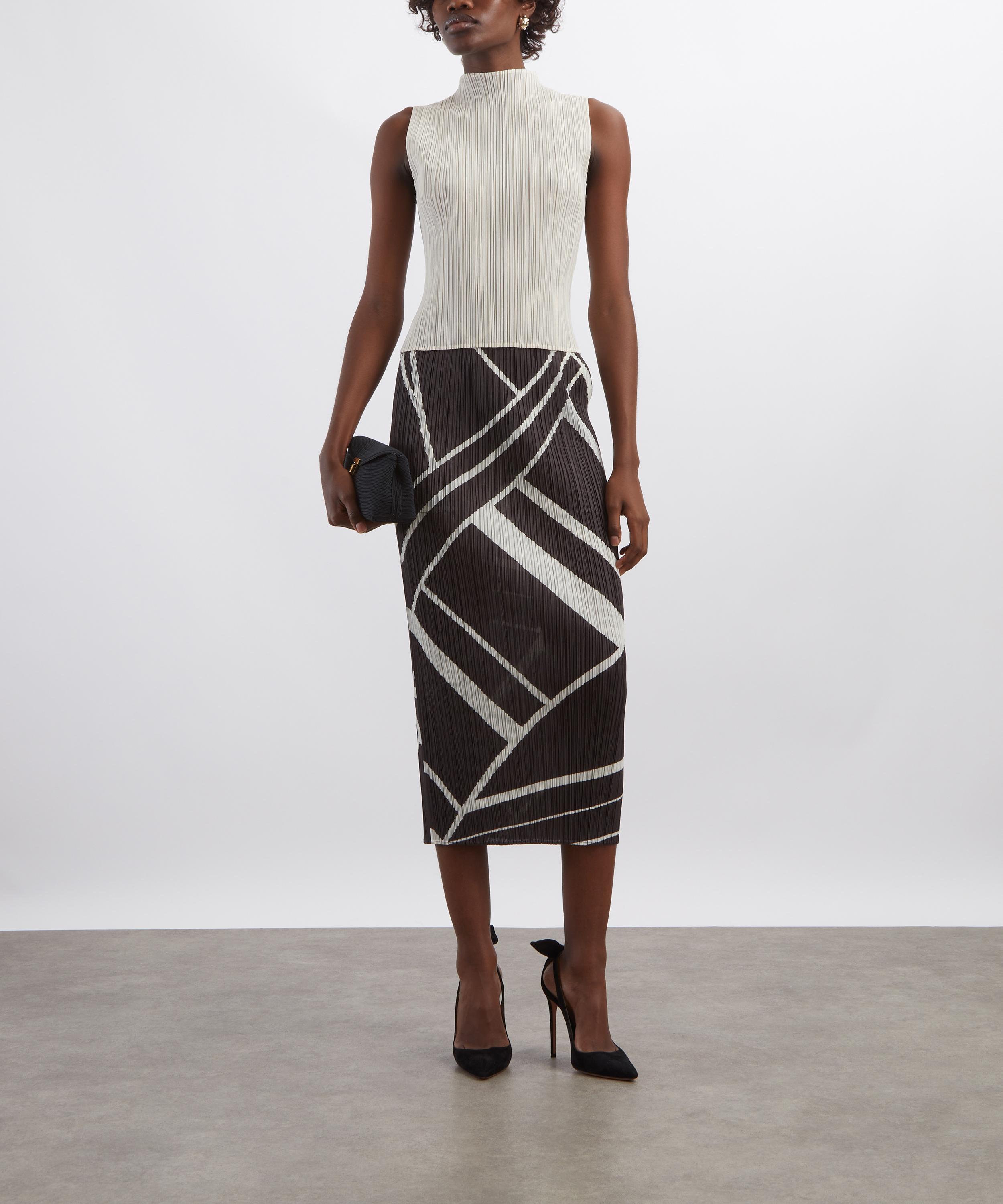 Pleats Please Issey Miyake - MONTHLY COLOURS: AUGUST Pleated Sleeveless Top image number 1