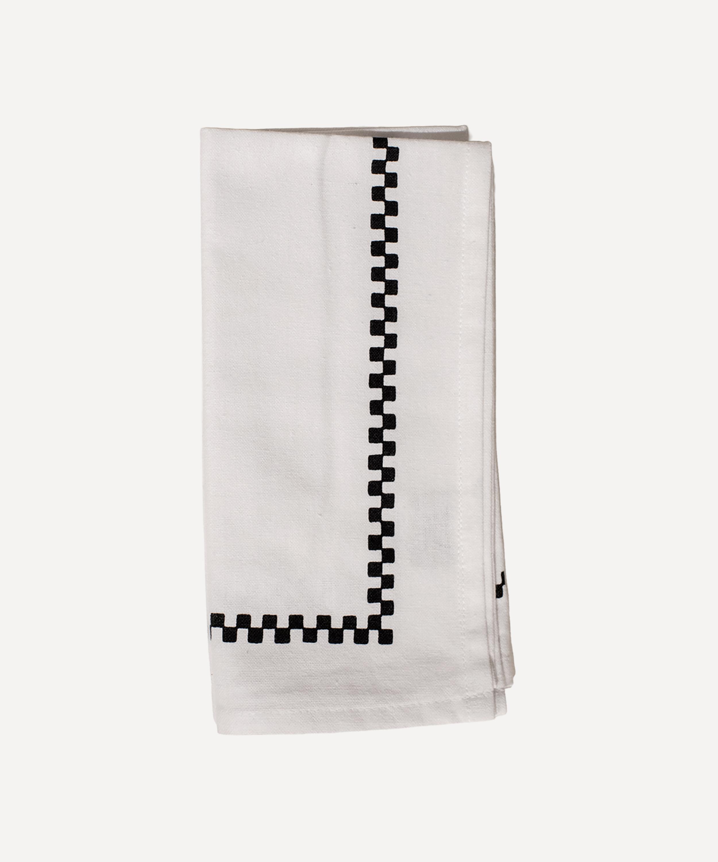 Fishs Eddy - Checkerboard Napkins Set of Four image number 1