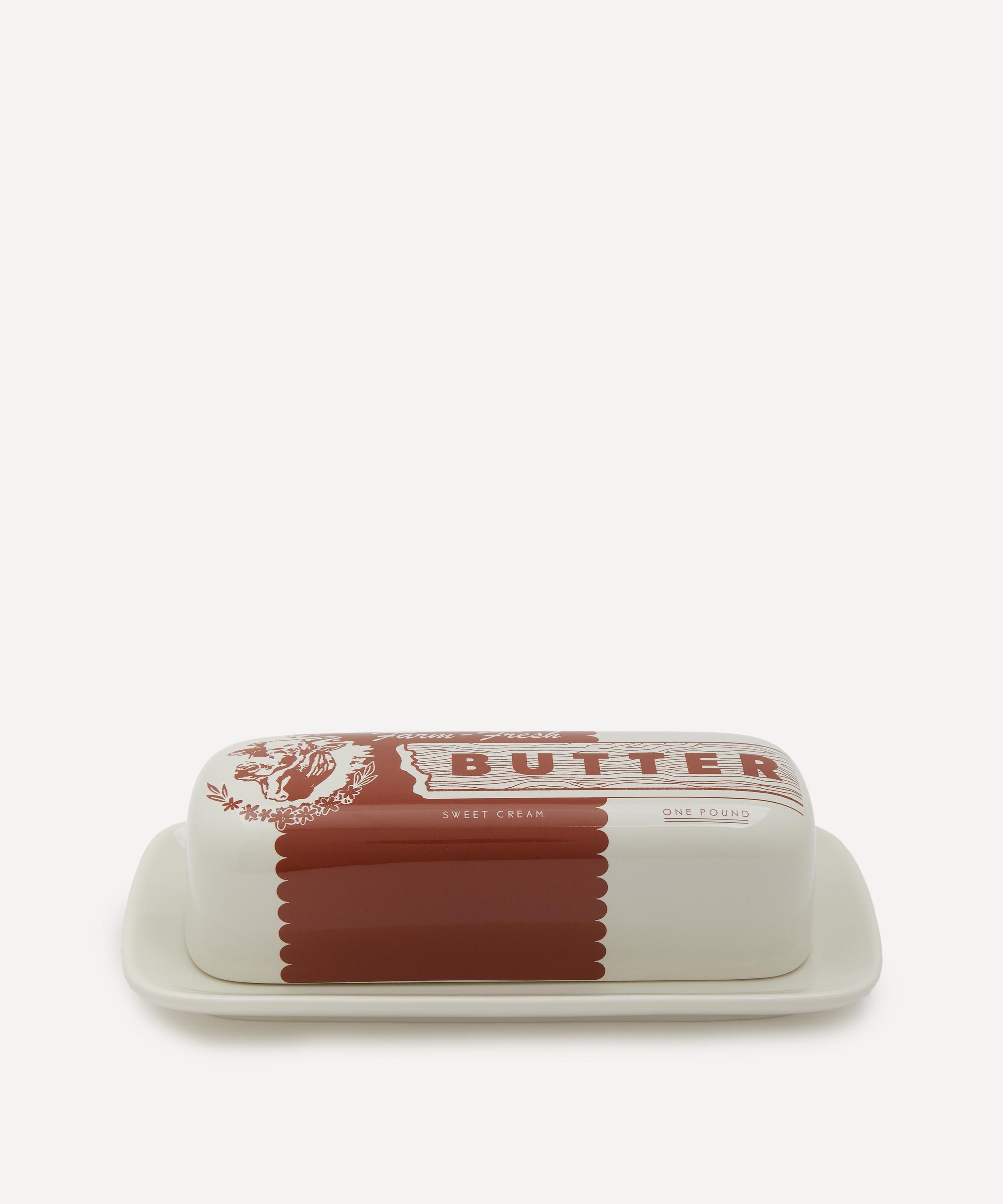 Fishs Eddy - Cow Butter Dish image number 0