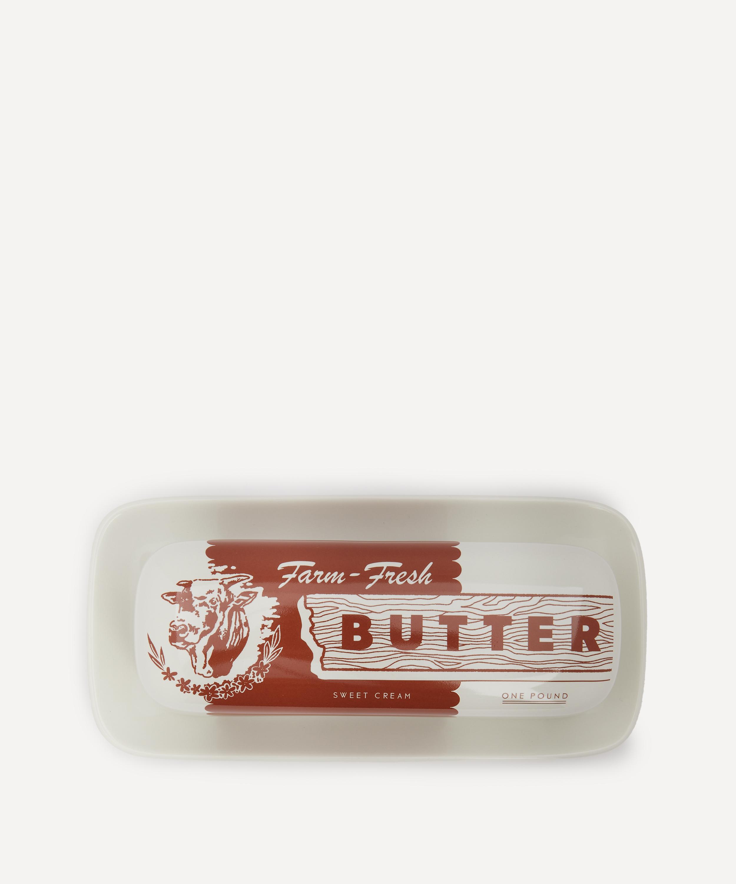 Fishs Eddy - Cow Butter Dish image number 3