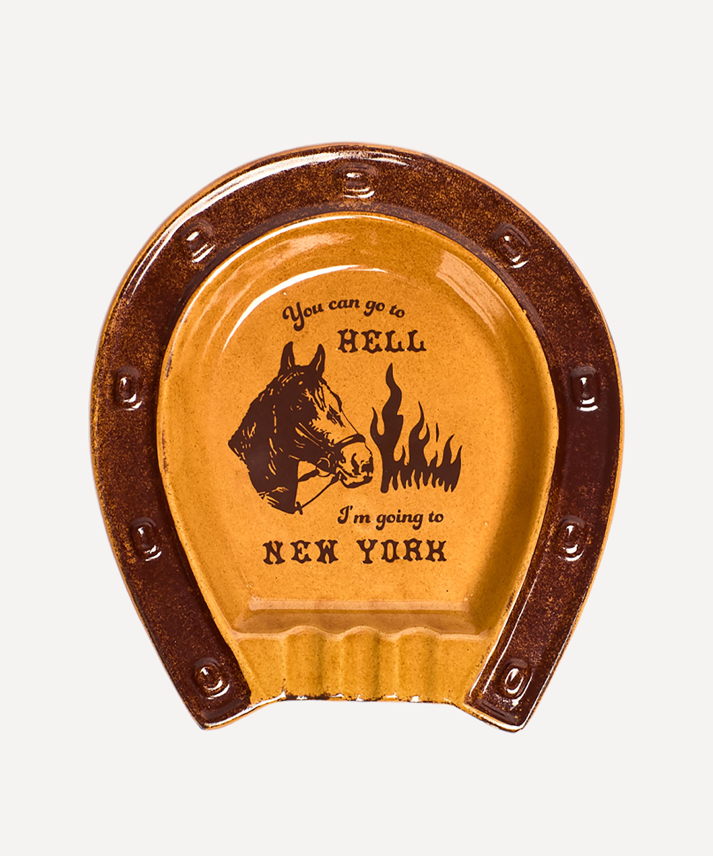 Fishs Eddy - Go To Hell Ashtray image number 0