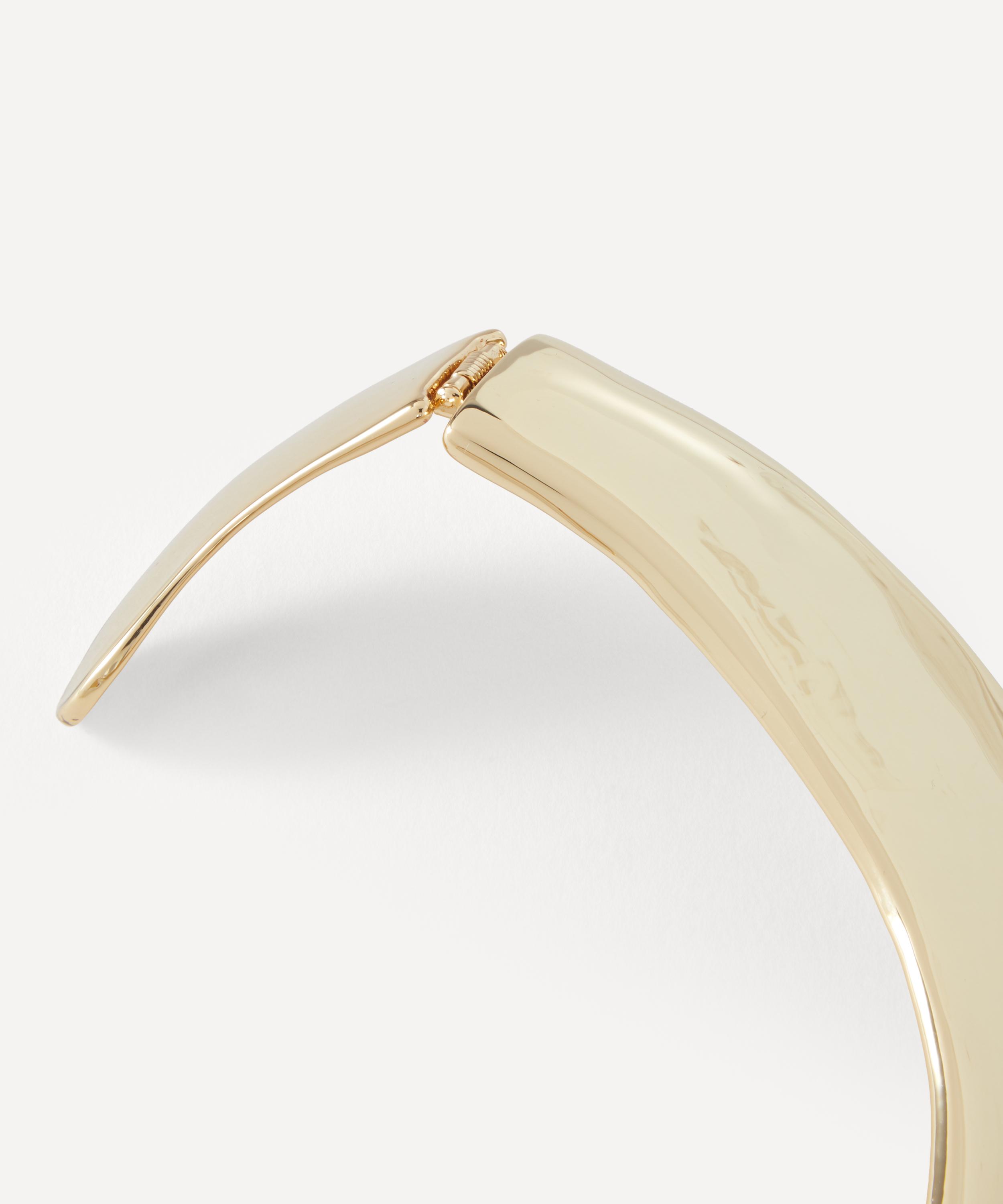 Kenneth Jay Lane - Gold-Plated Hinged Collar Necklace image number 1