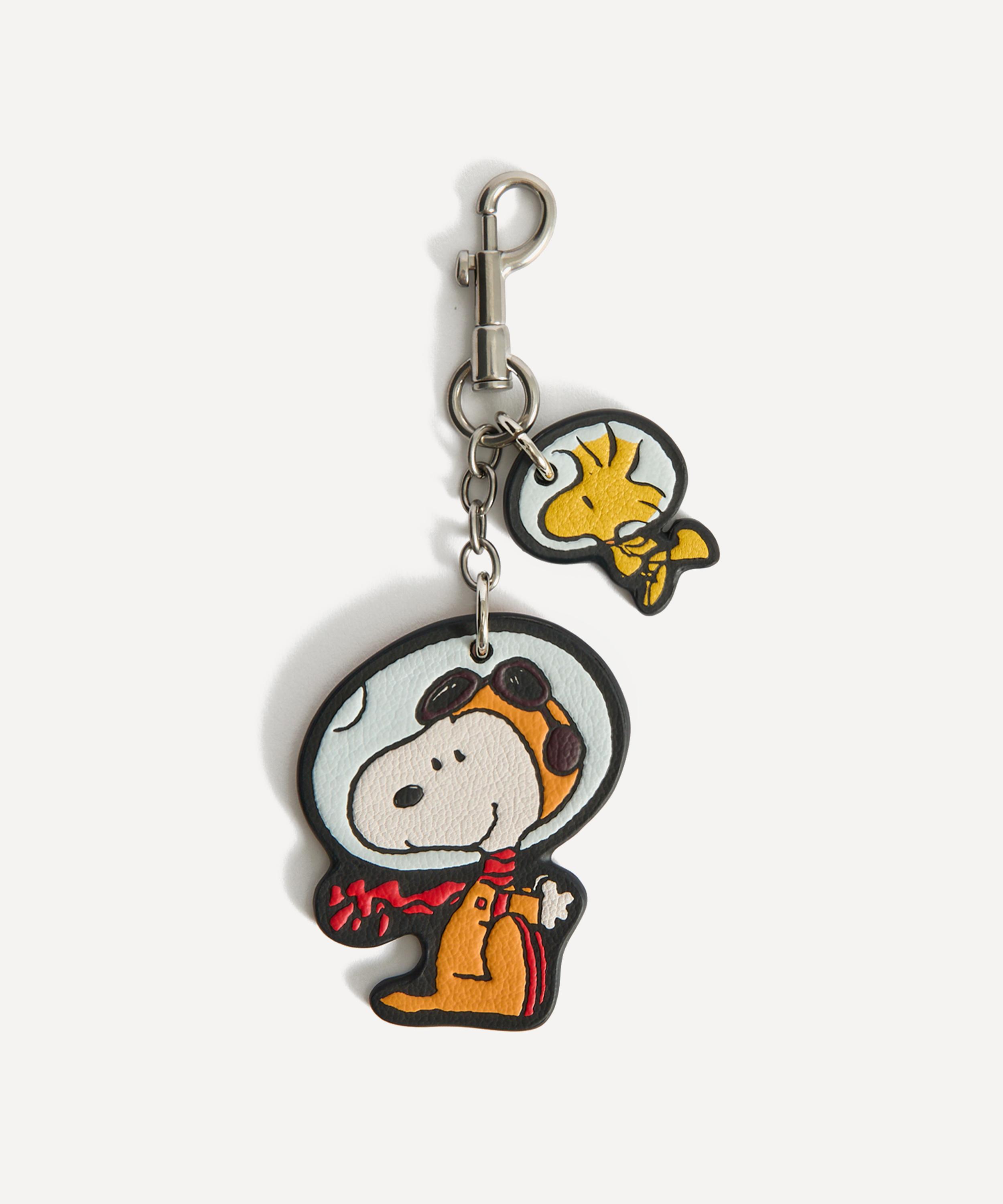 Anya Hindmarch - x Peanuts Snoopy and Woodstock Leather Key Charm image number 0