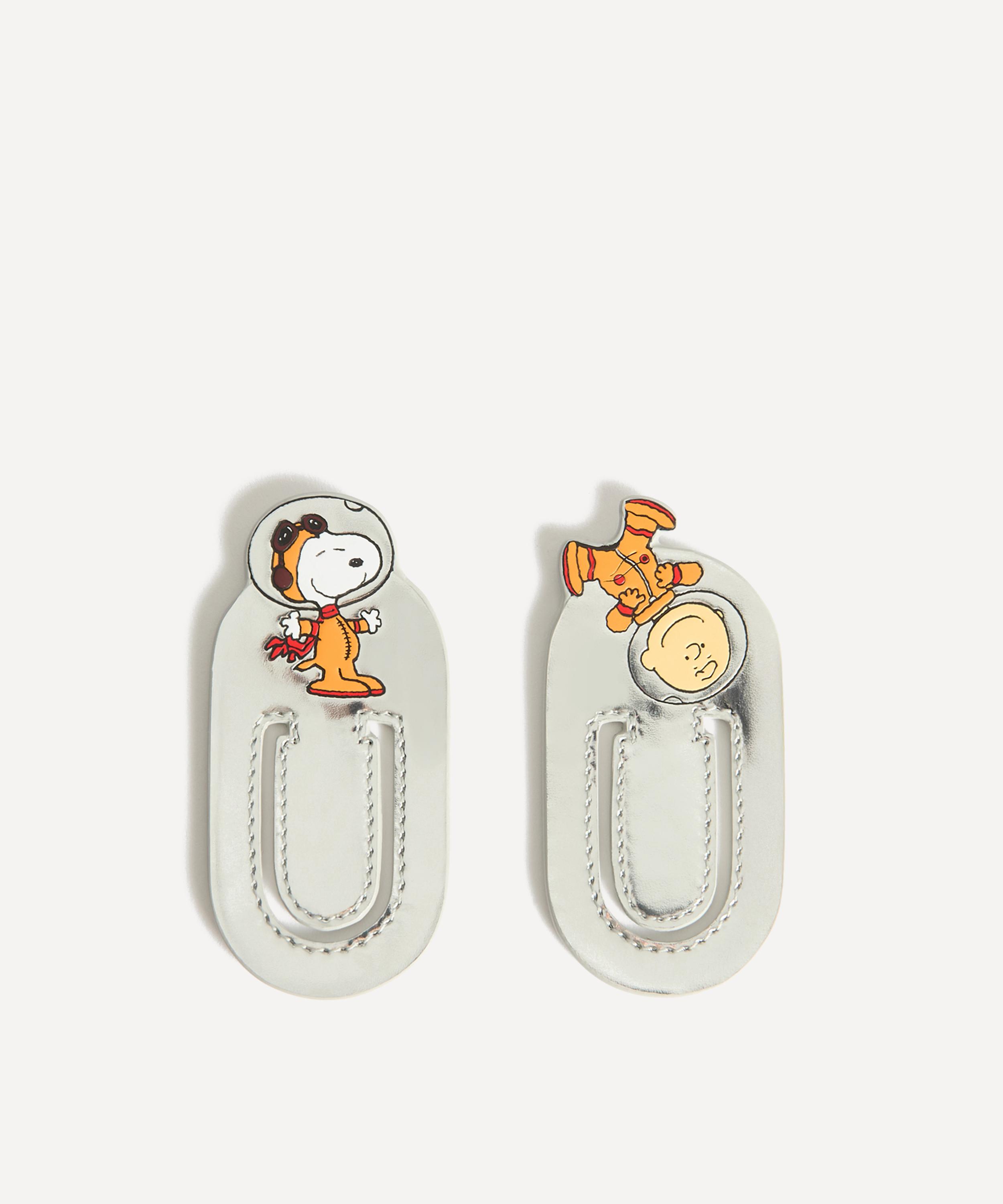 Anya Hindmarch - x Peanuts Snoopy Leather Bookmarks Set of Two image number 0