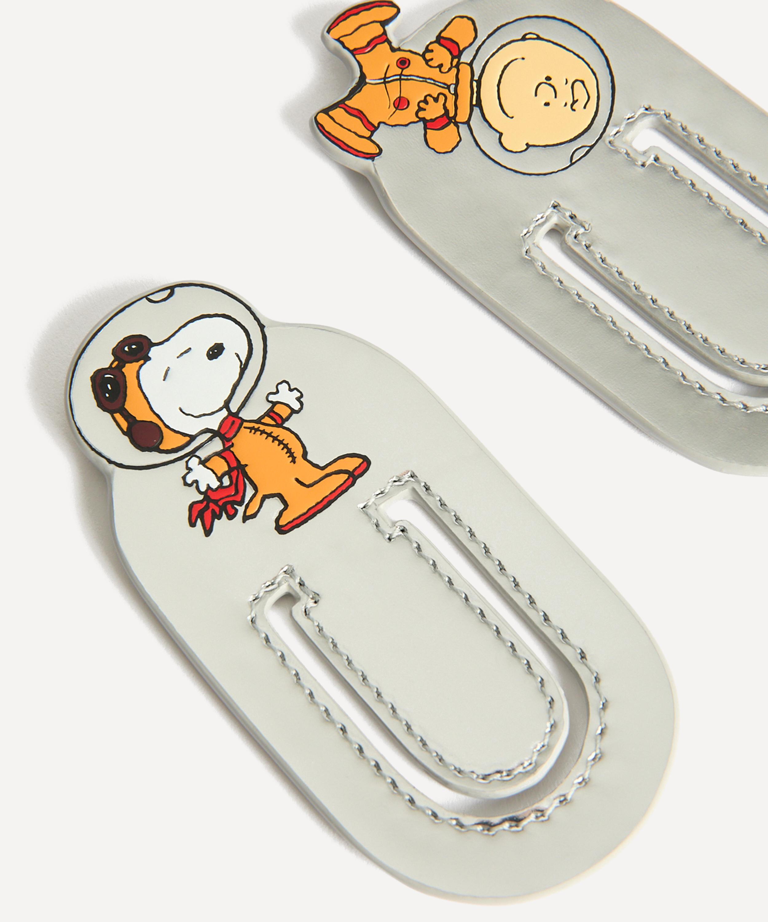 Anya Hindmarch - x Peanuts Snoopy Leather Bookmarks Set of Two image number 1