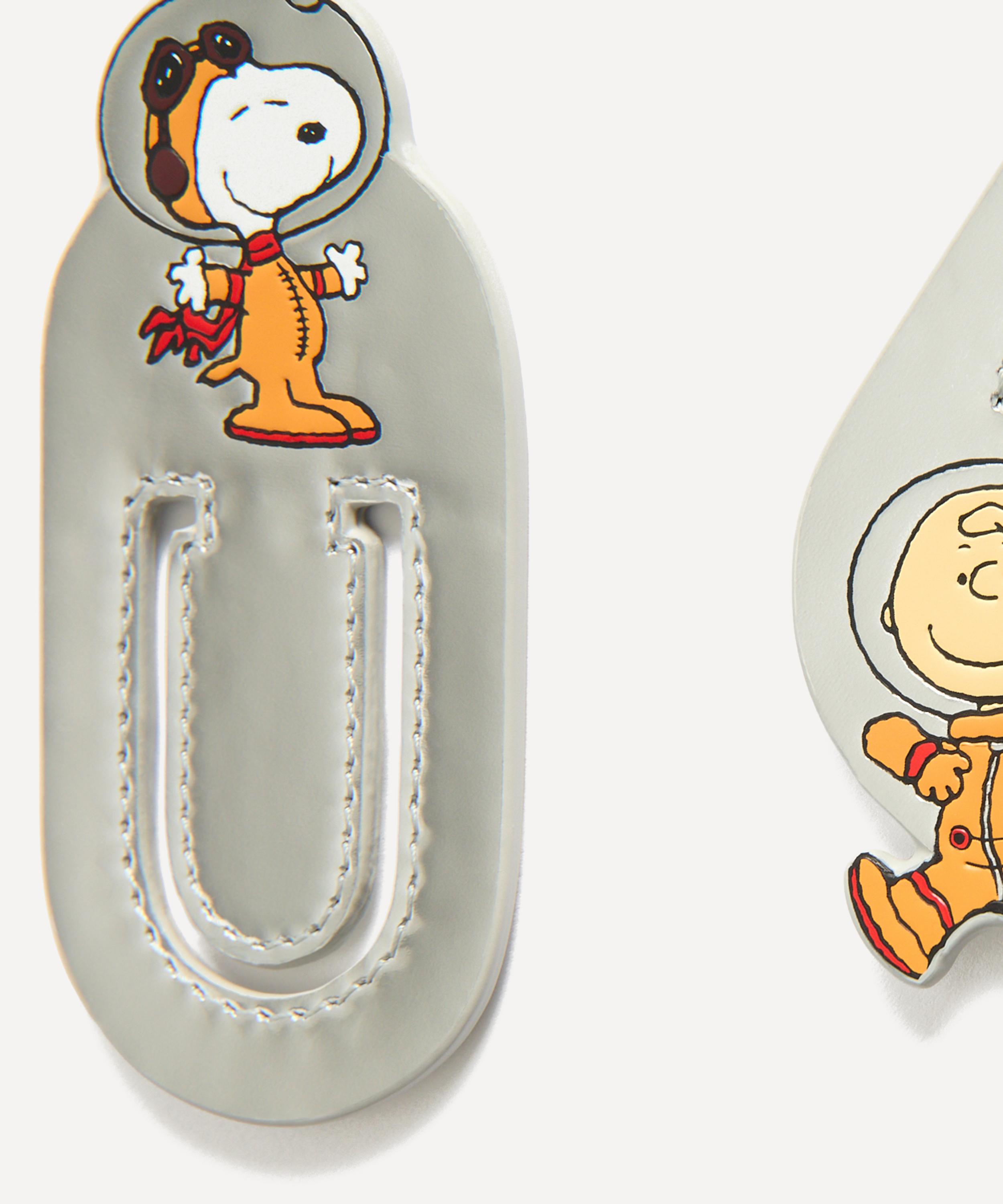 Anya Hindmarch - x Peanuts Snoopy Leather Bookmarks Set of Two image number 2