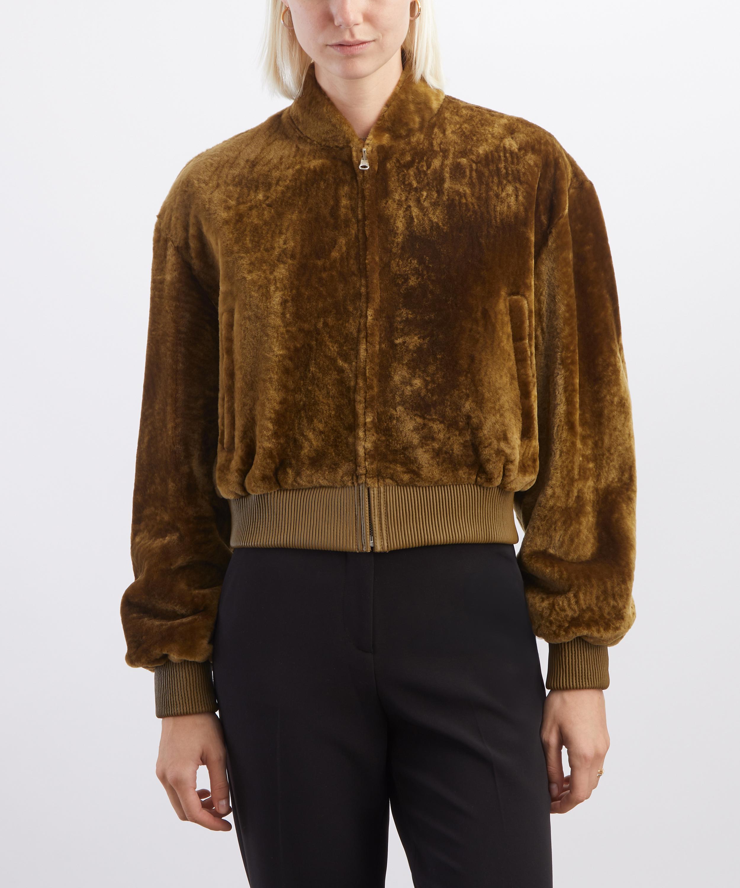 ARMA - Azra Dark Olive Merino Velvet Jacket image number 2