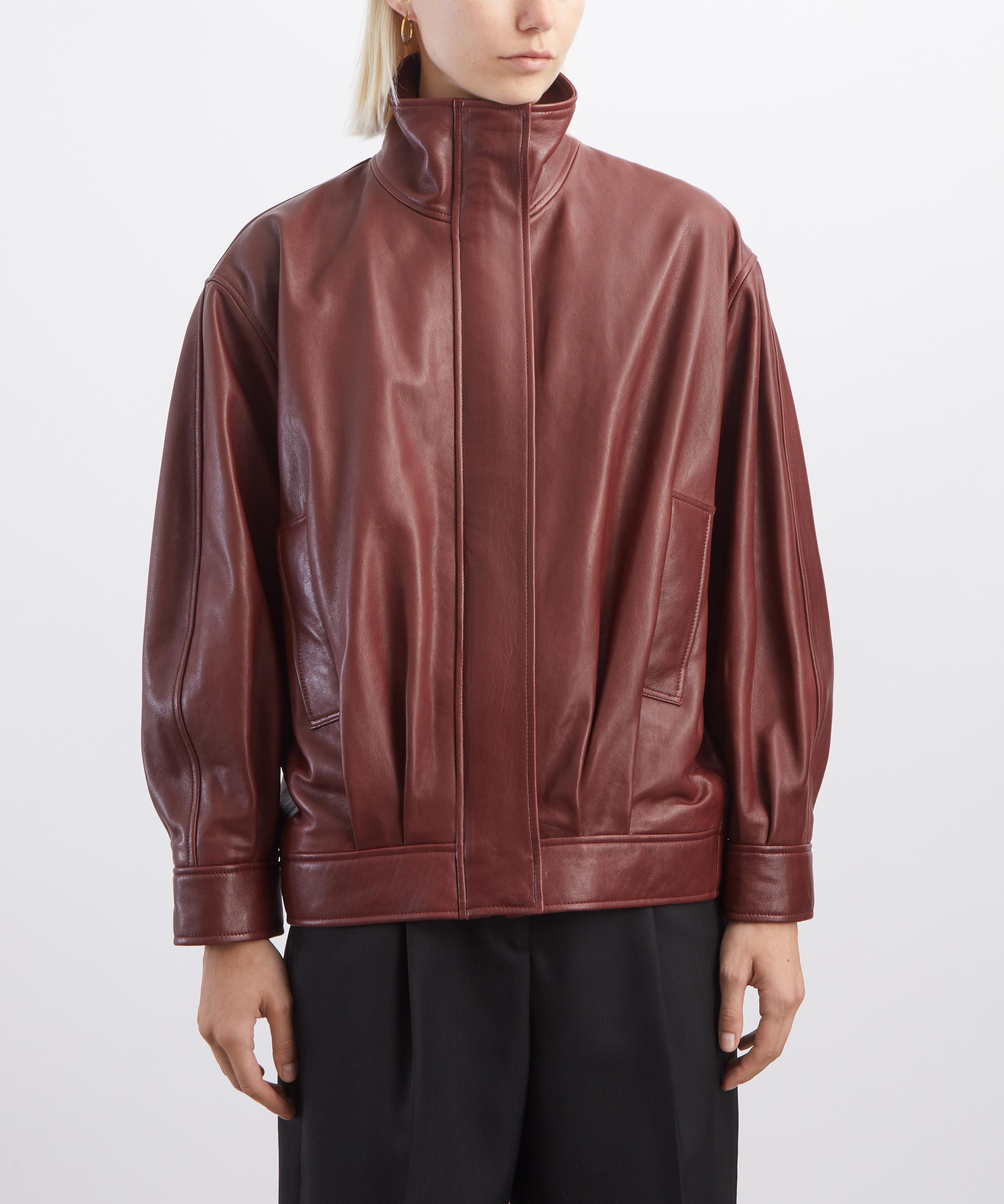 ARMA - Paula Mahogony Leather Jacket image number 2