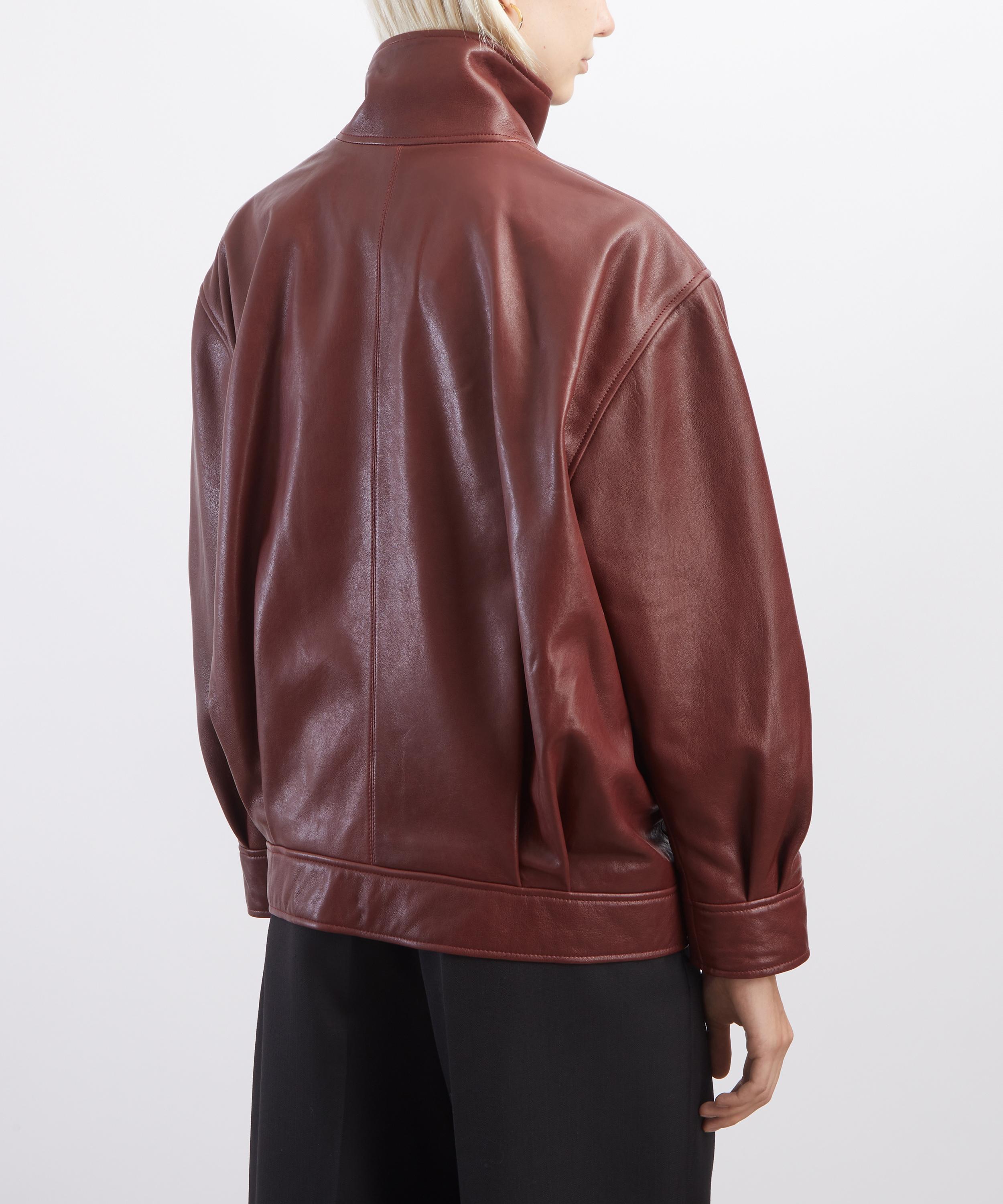 ARMA - Paula Mahogony Leather Jacket image number 3