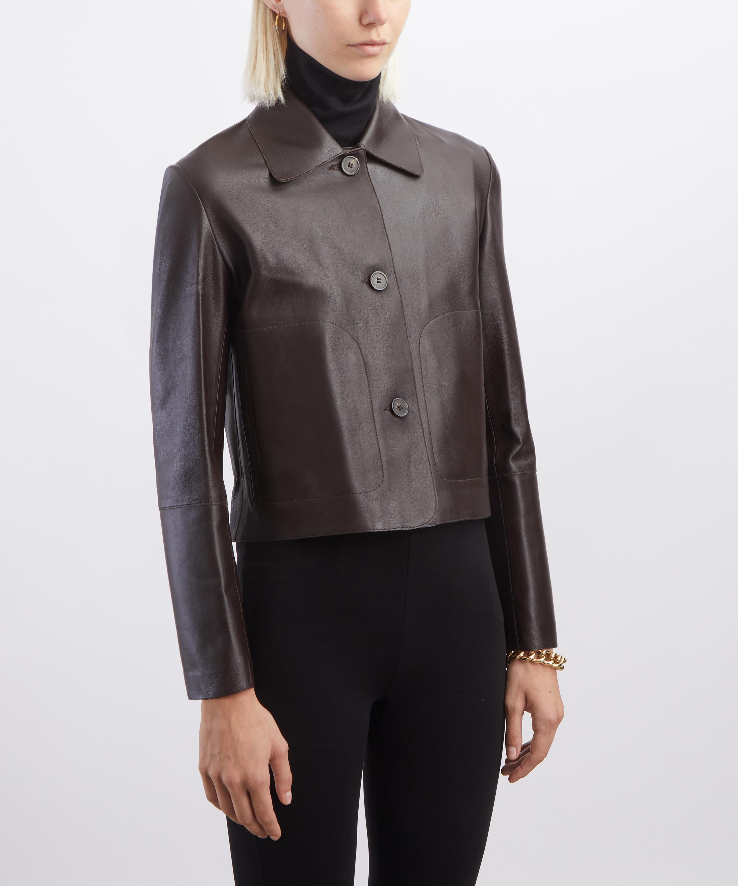 ARMA - Emy Coffee Bean Leather Jacket image number 2