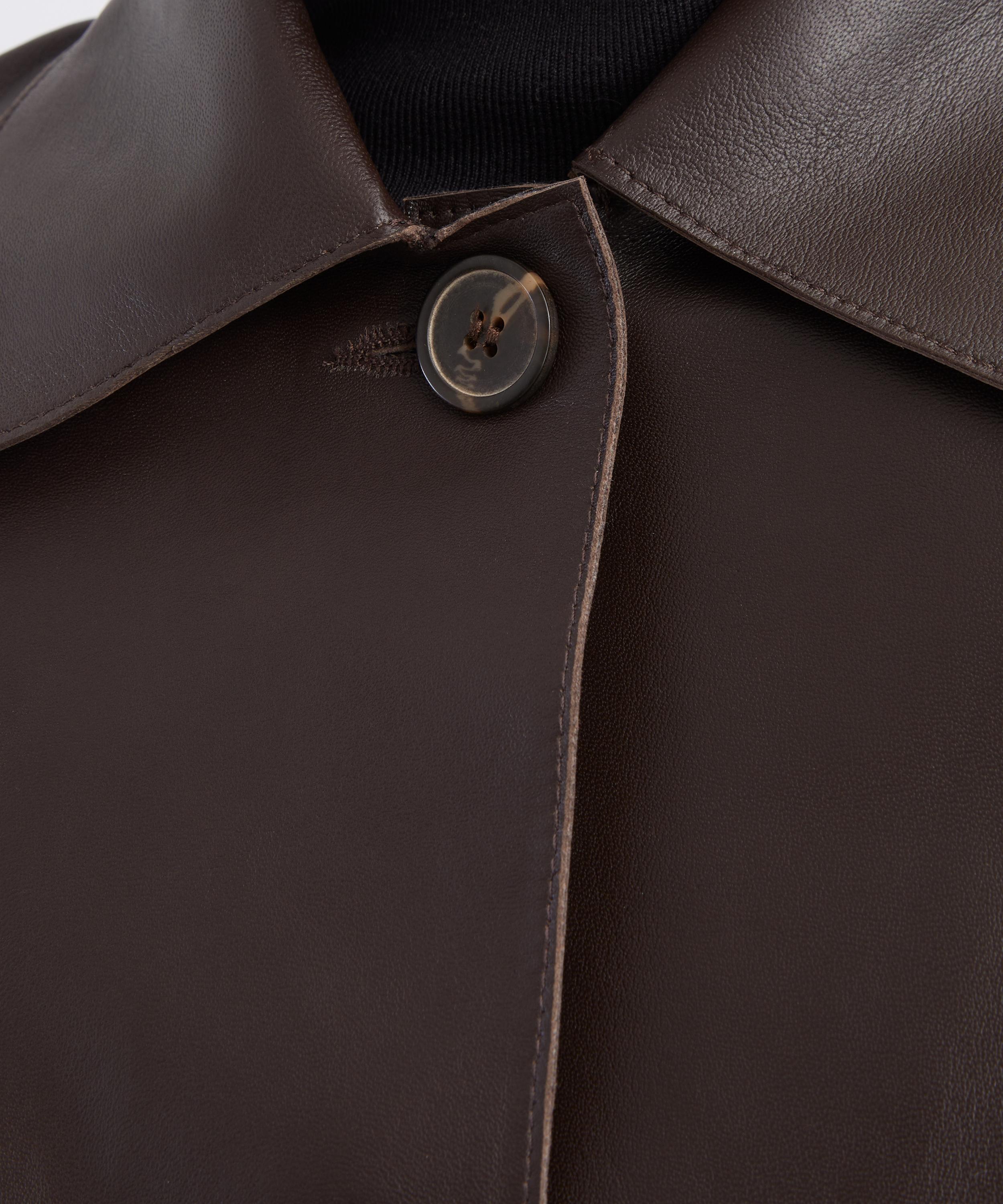 ARMA - Emy Coffee Bean Leather Jacket image number 4