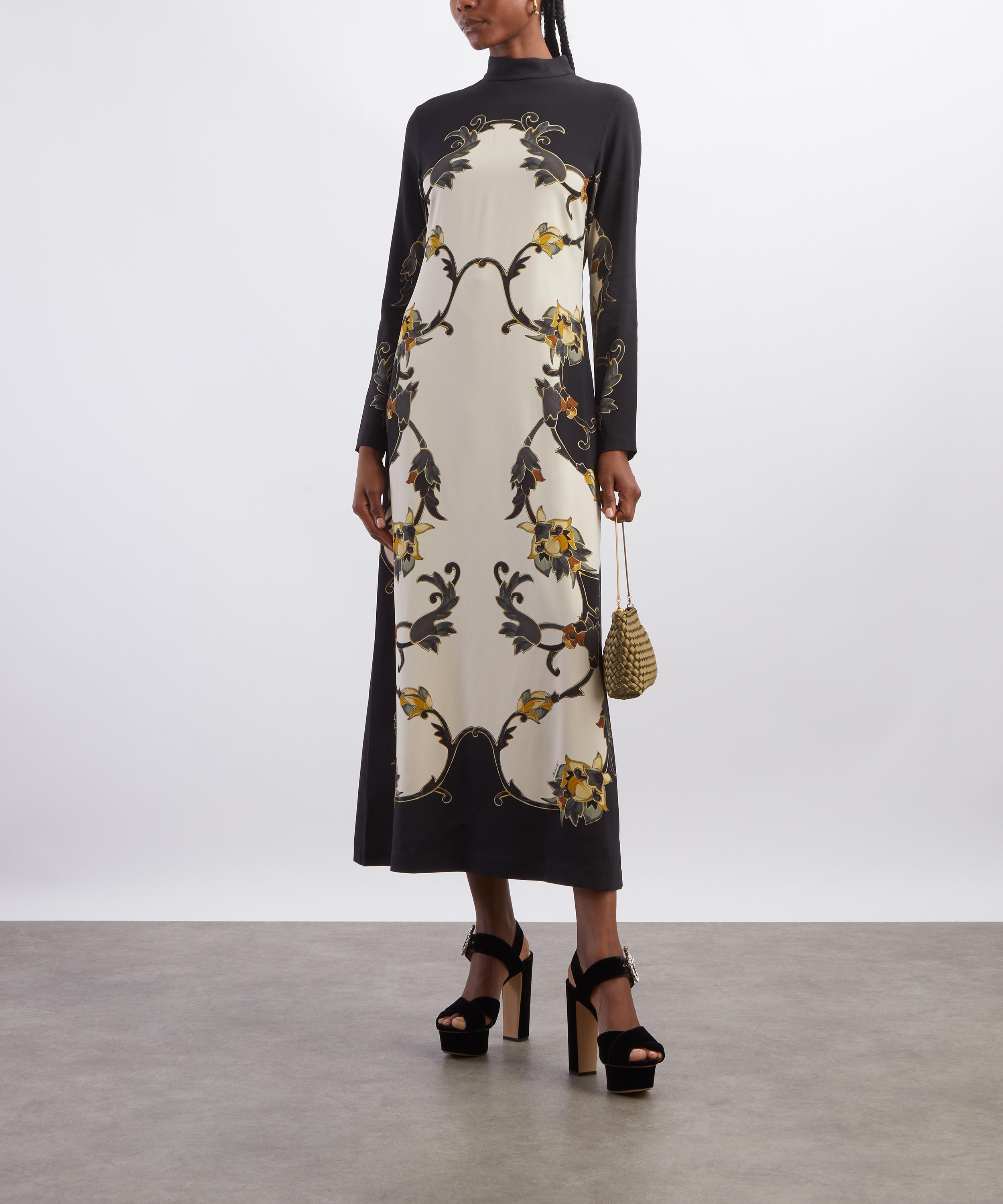 La DoubleJ - Halle Buttercup Plac&eacute;e Black Dress image number 1