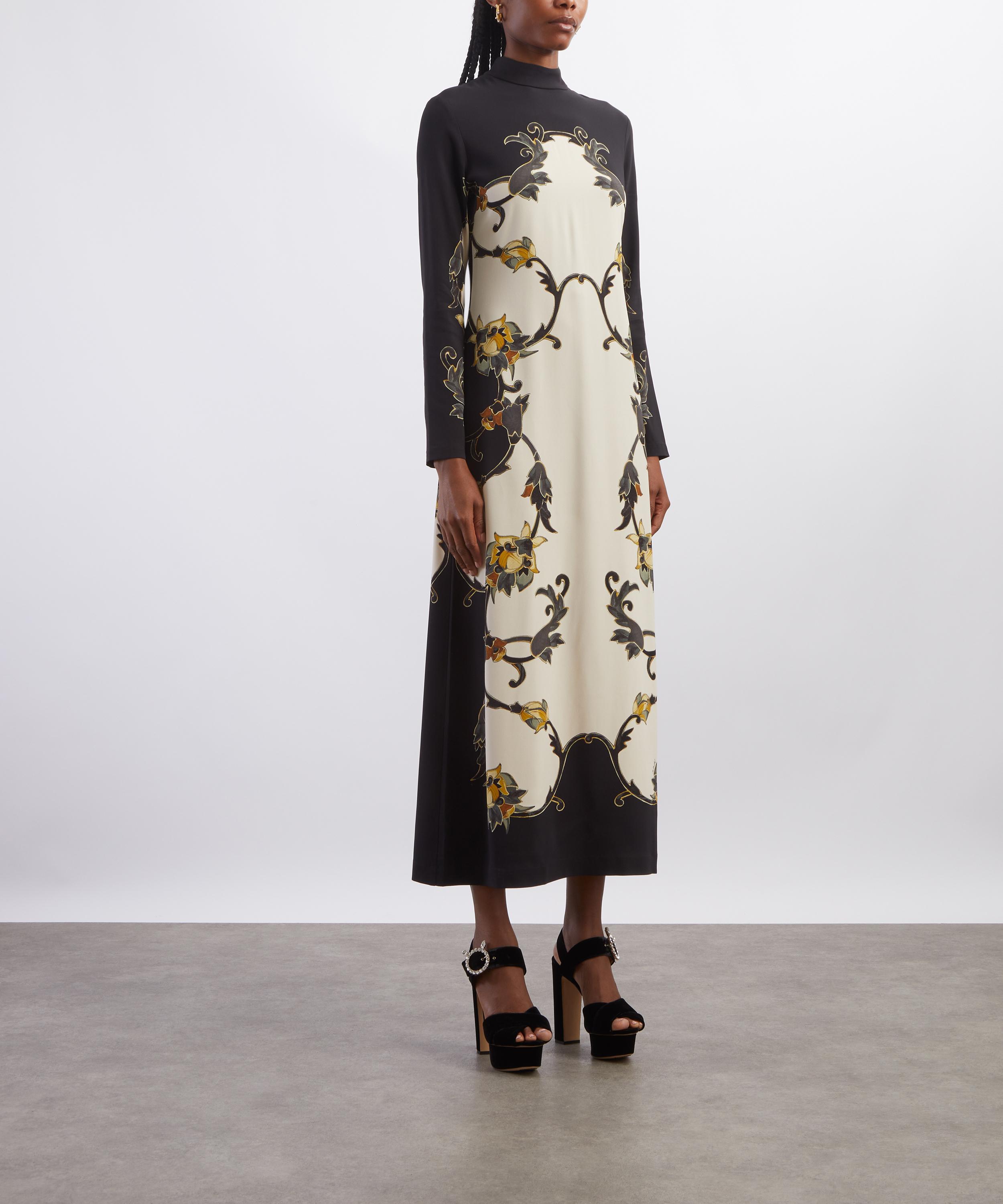 La DoubleJ - Halle Buttercup Plac&eacute;e Black Dress image number 2